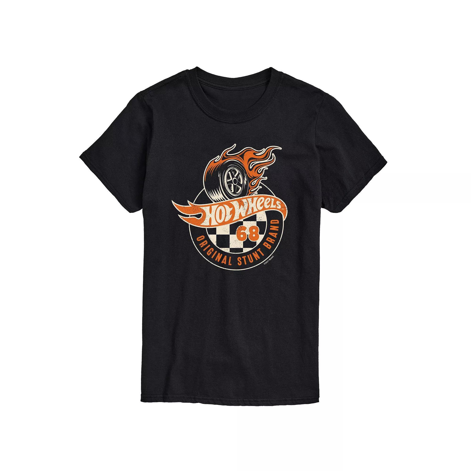 Men's Hot Wheels Original Stunt Brand Graphic Tee, Size: XXL, Black Product Image