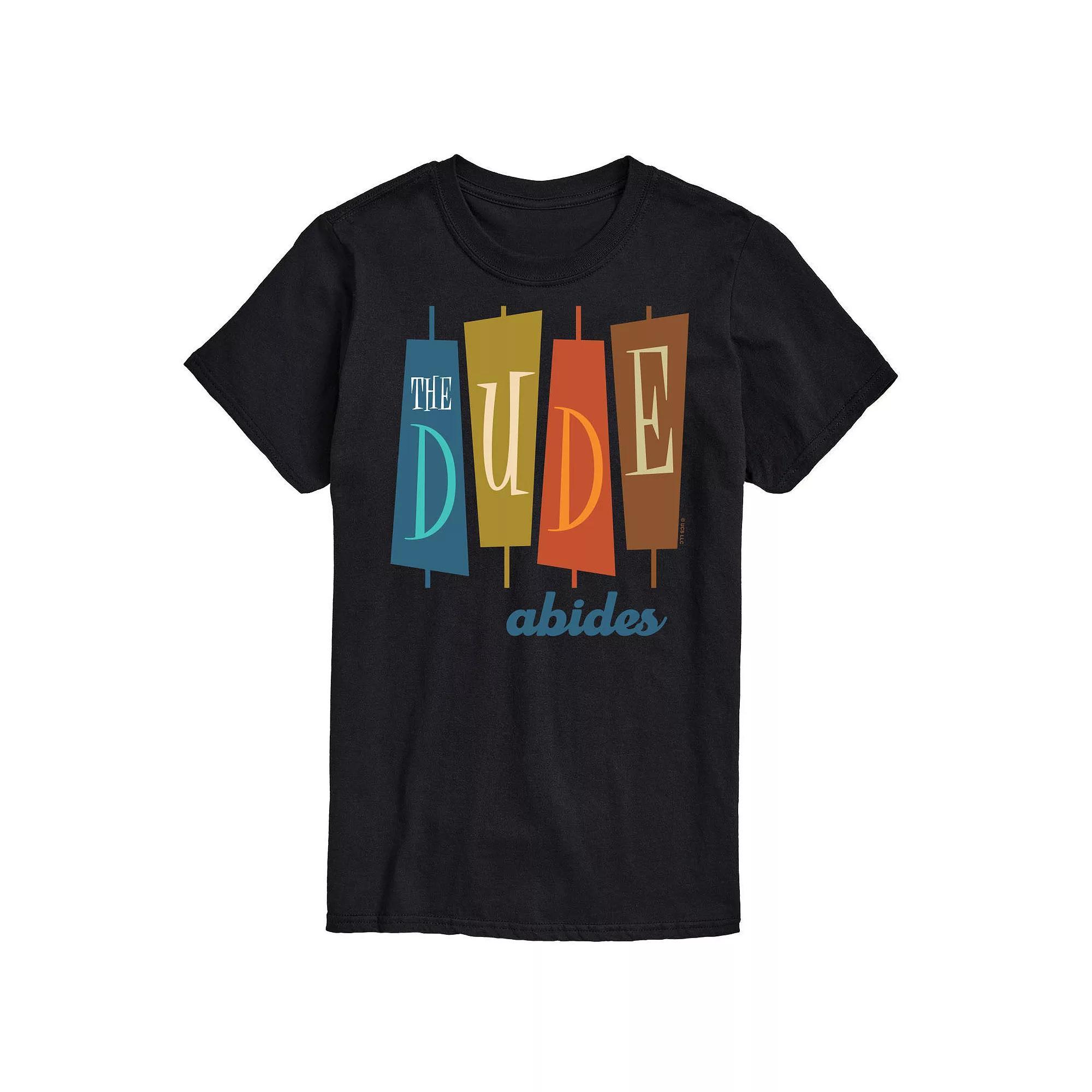 Big & Tall The Big Lebowski Retro Dude Abides Tee, Mens Product Image