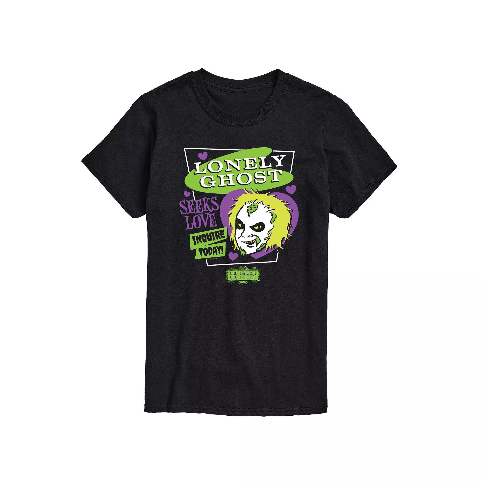 Mens Beetlejuice 2 Lonely Ghost Graphic Tee Product Image