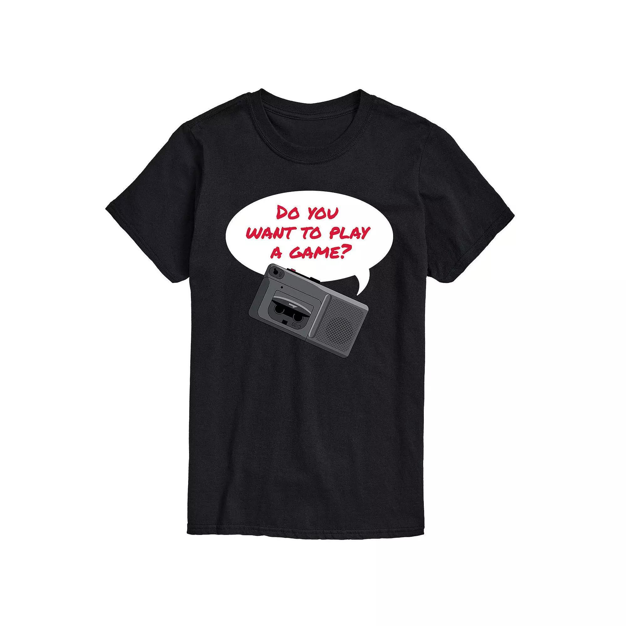 Big & Tall Want To Play A Game Tee, Mens Product Image