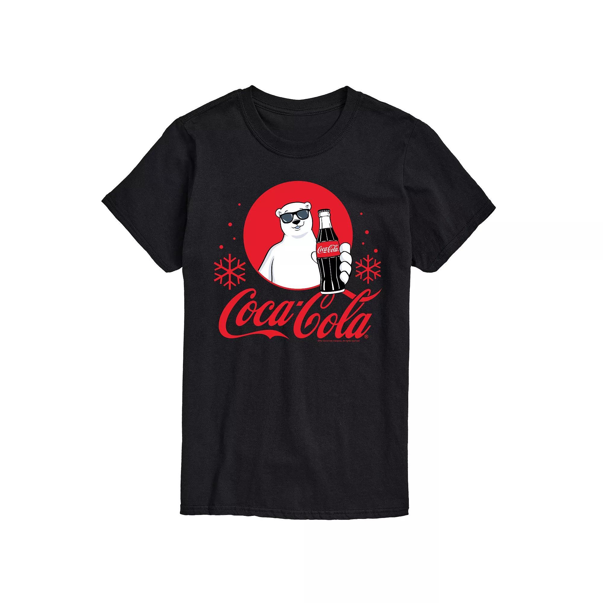 Big & Tall Coca-Cola Polar Bear Graphic Tee, Mens Product Image