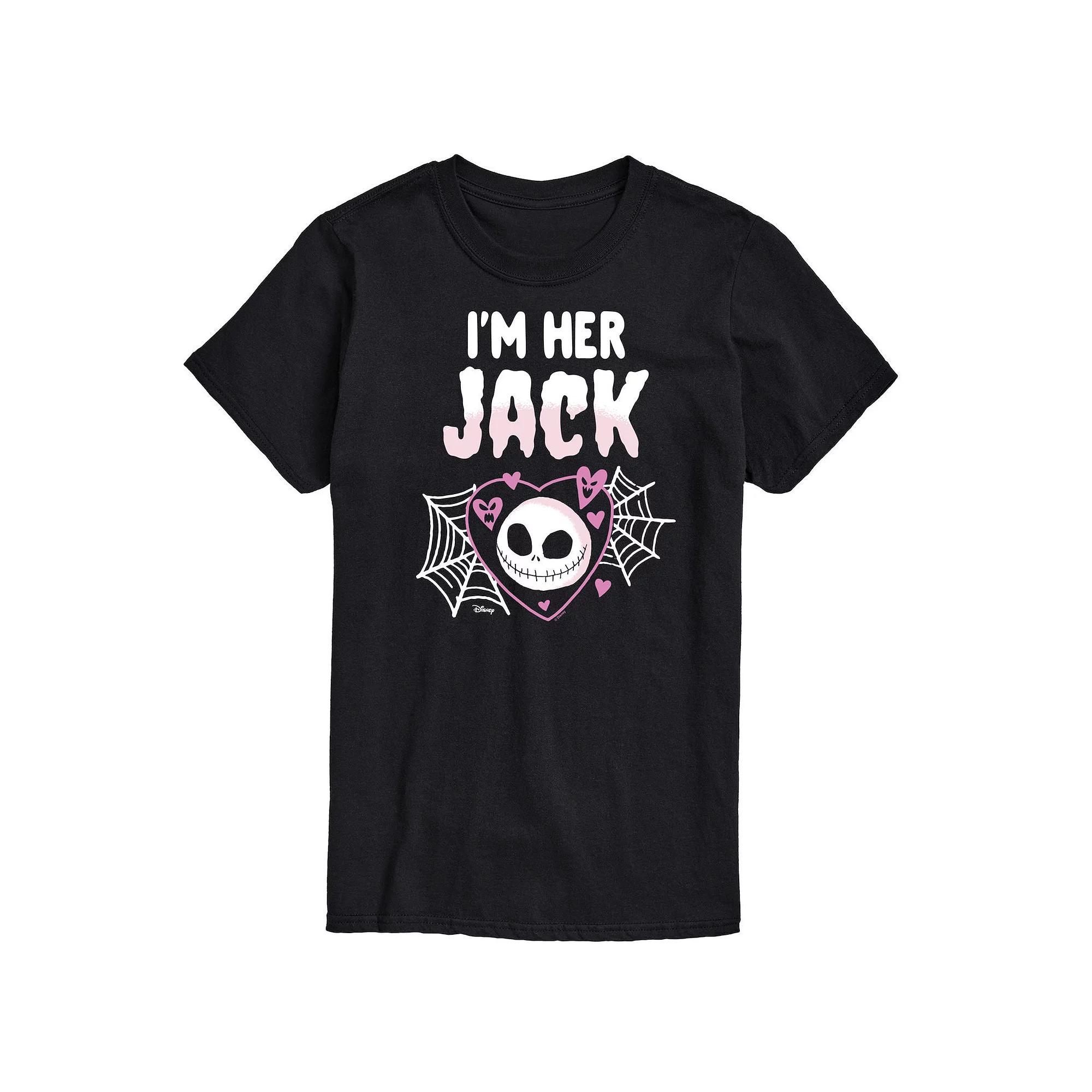 Disney's Nightmare Before Christmas Men's I'm Her Jack Graphic Tee, Size: Large, Blue Product Image