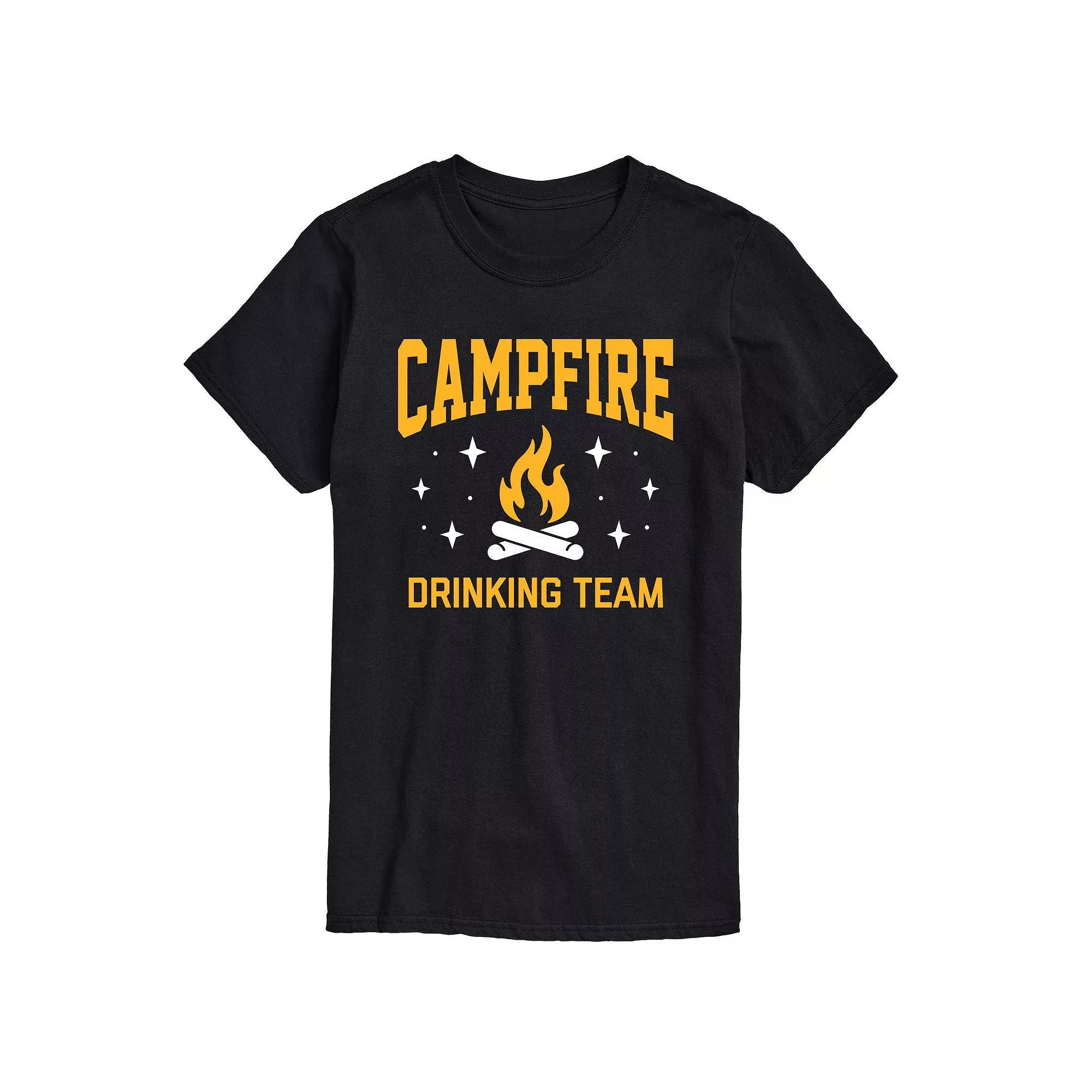 Big & Tall Campfire Drinking Team Graphic Tee, Mens Product Image