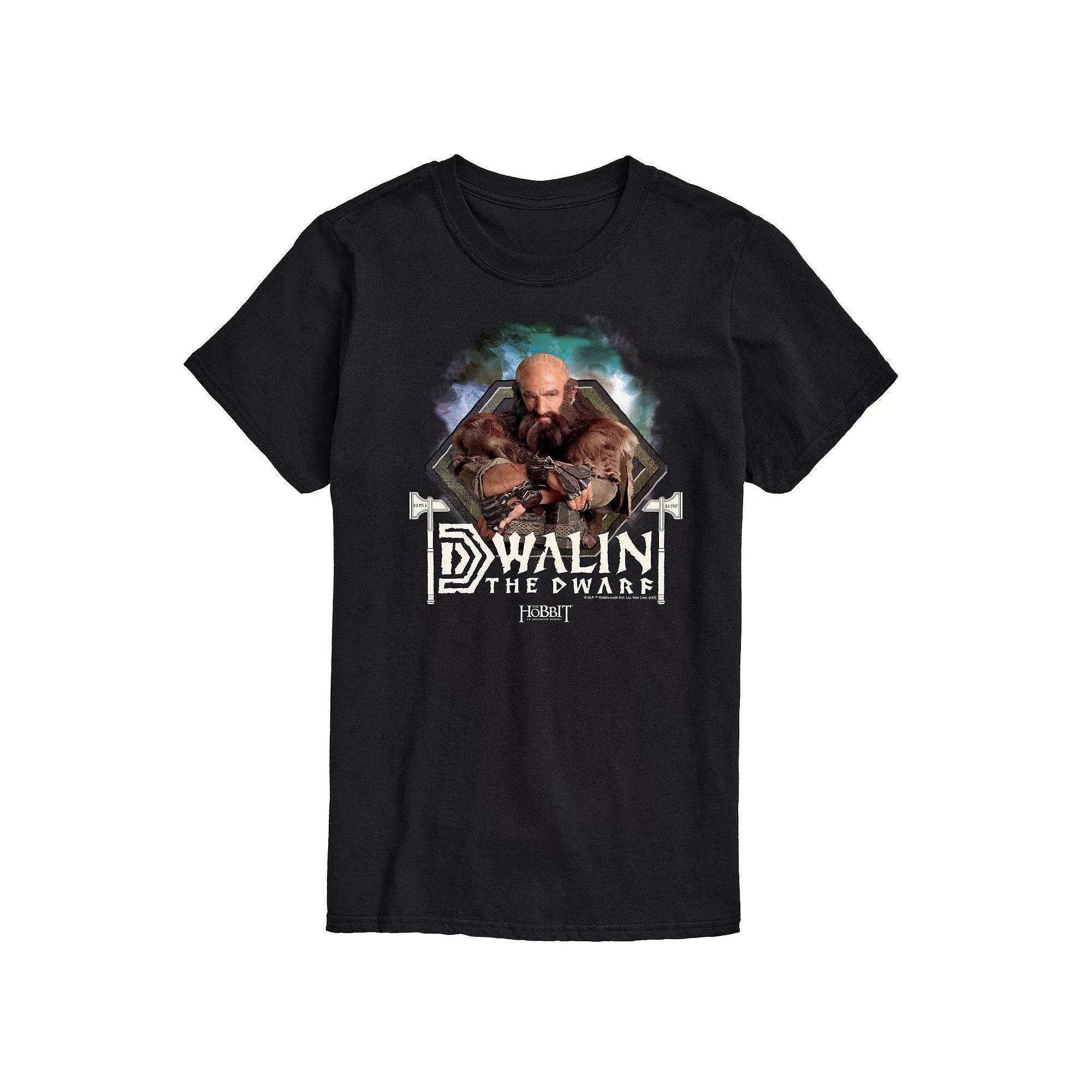 Mens The Hobbit Dwalin The Dwarf Graphic Tee Red Product Image