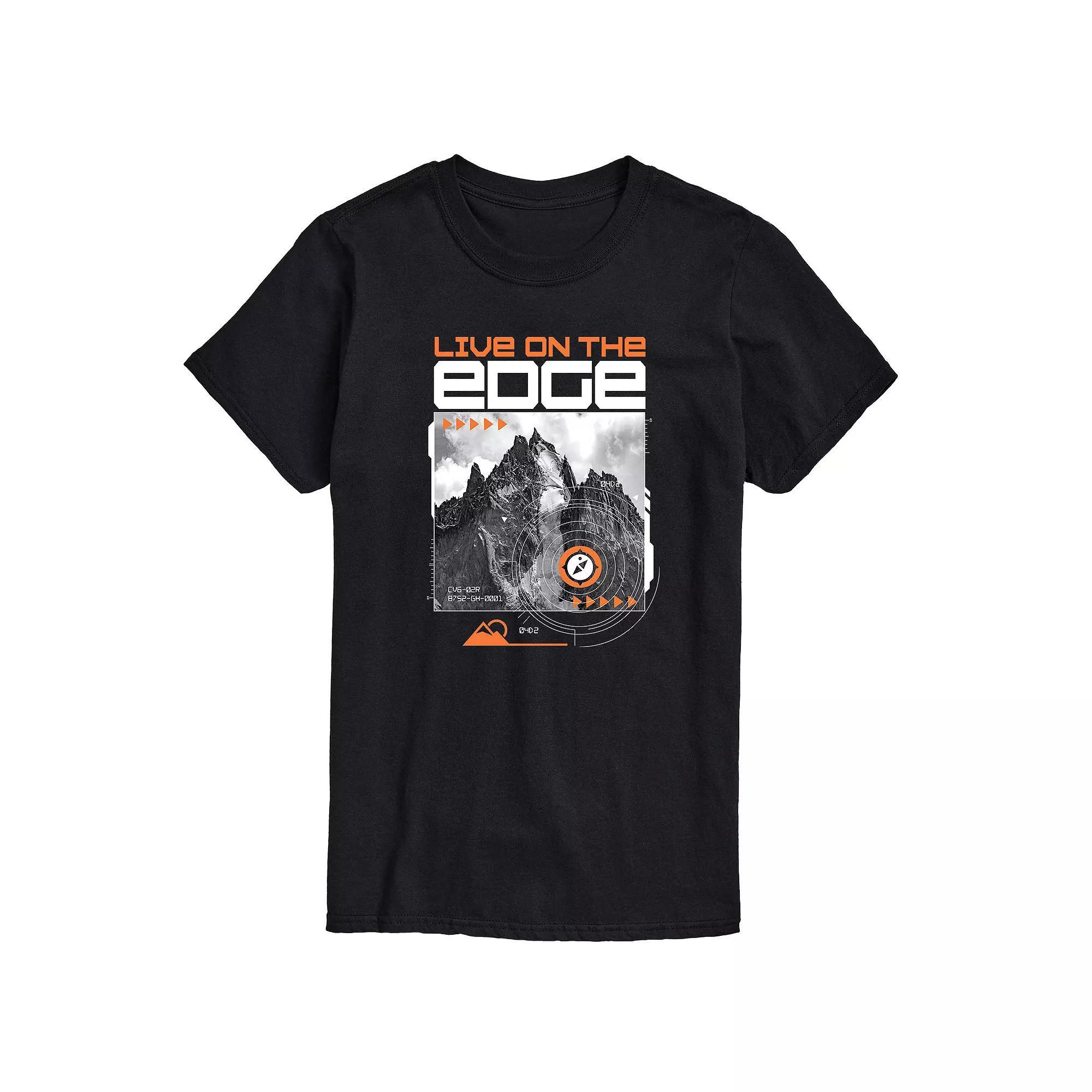 Big & Tall Live on the Edge Graphic Tee, Mens Product Image