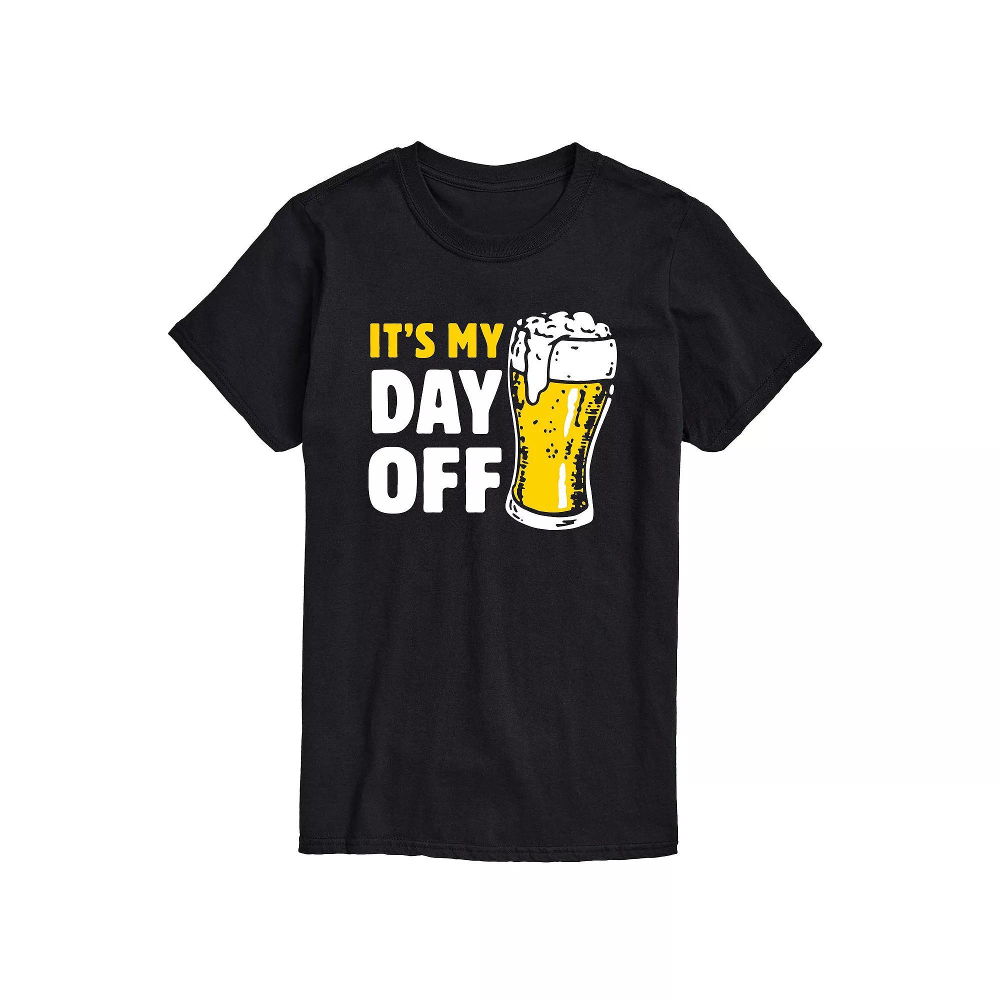 Big & Tall It's My Day Off Graphic Tee, Men's, Size: XXL Tall, Black Product Image
