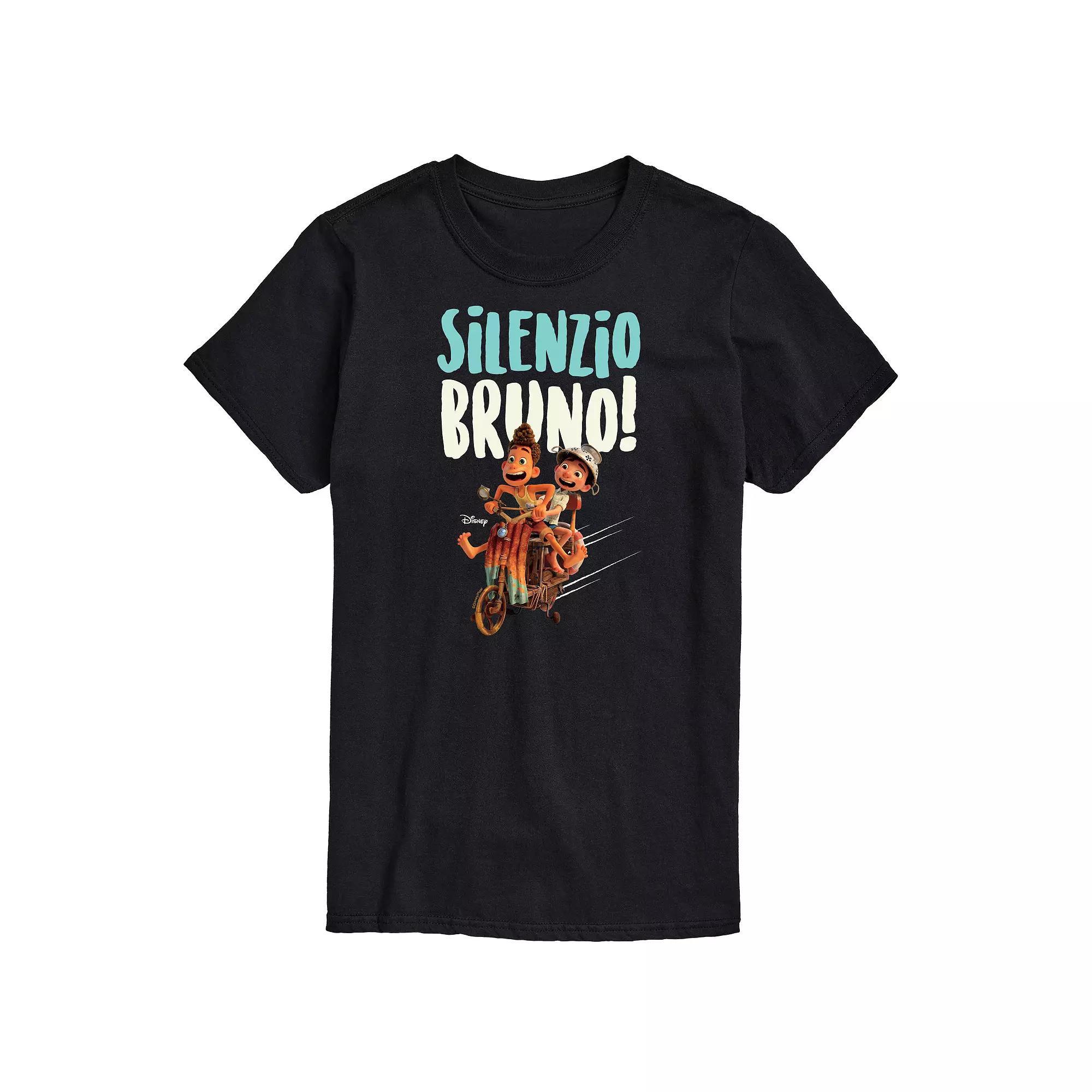 Disneys Wish Big & Tall King Magnifico Badge Graphic Tee, Mens Product Image