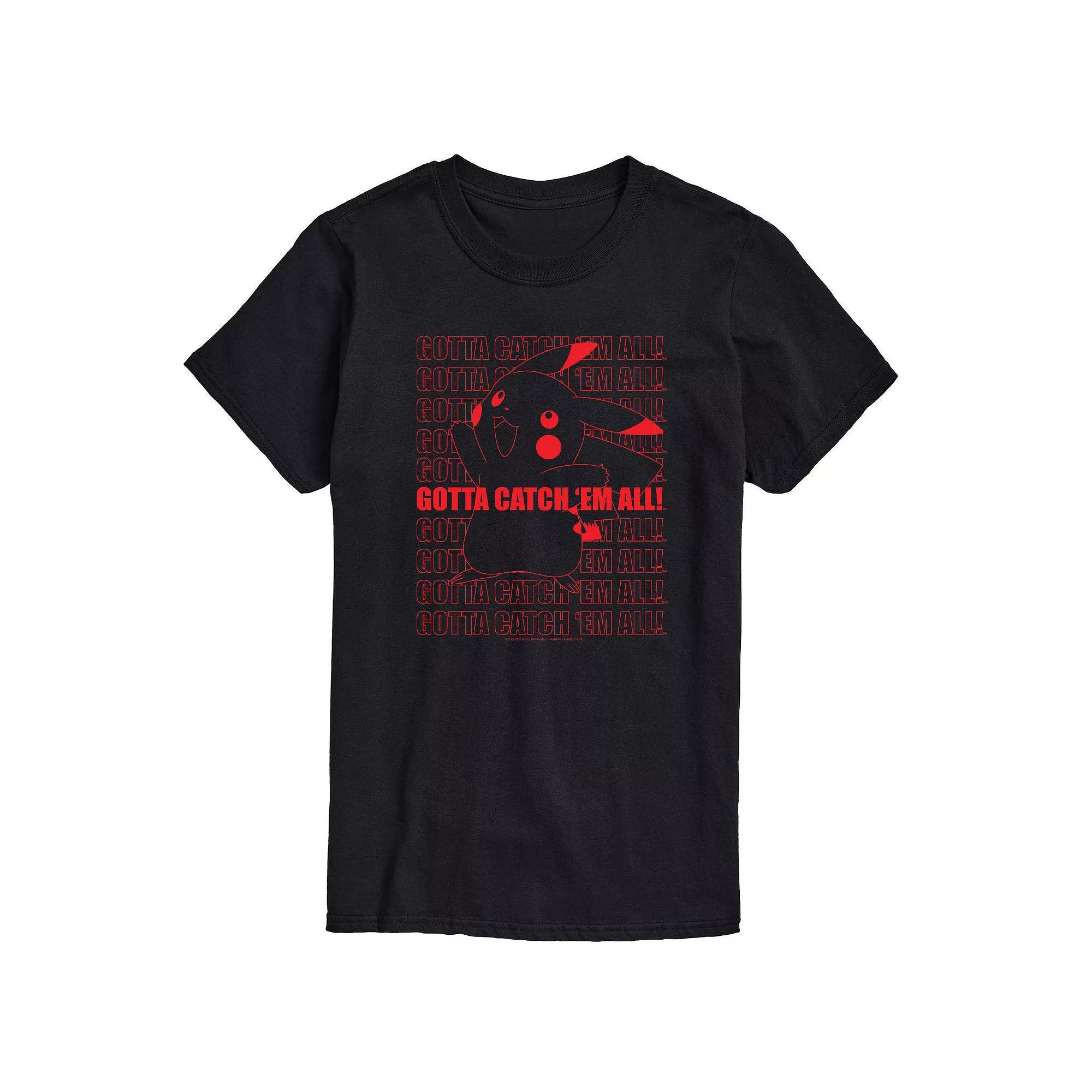 Big & Tall Pokemon Catch Em All Tee, Mens Product Image