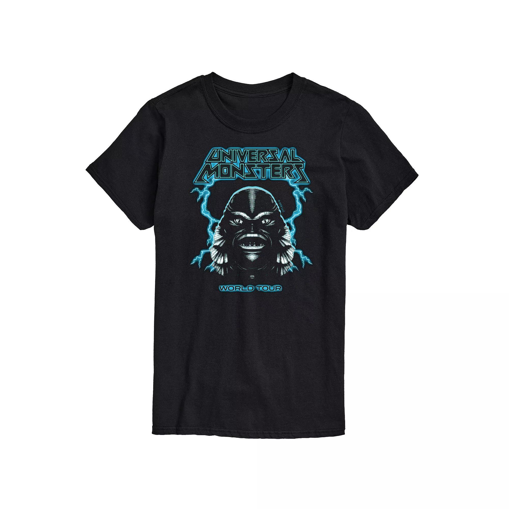 Men's Golfing & Fishing Graphic Tee, Size: Small, Black Product Image