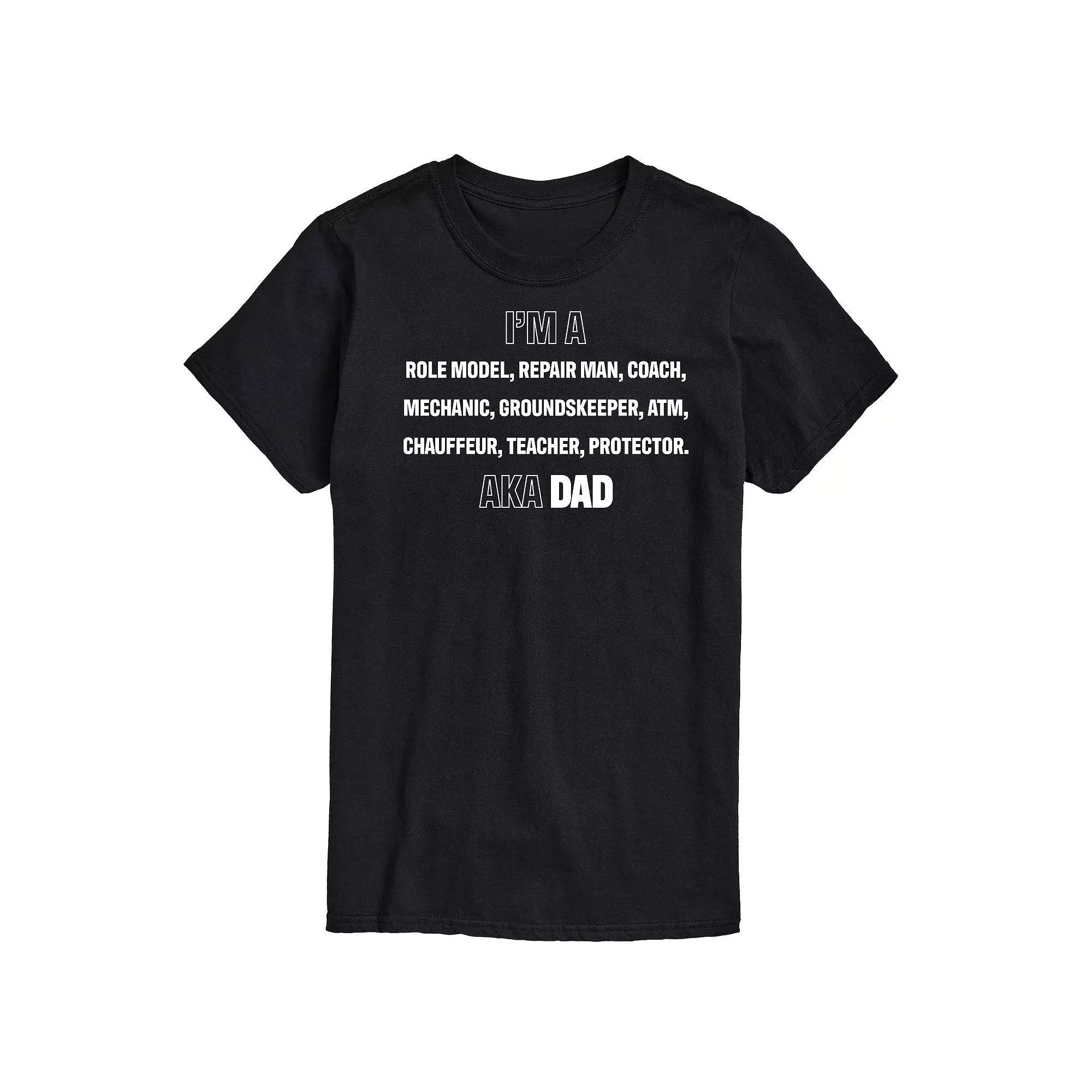 Mens Im A Dad List Graphic Tee Product Image