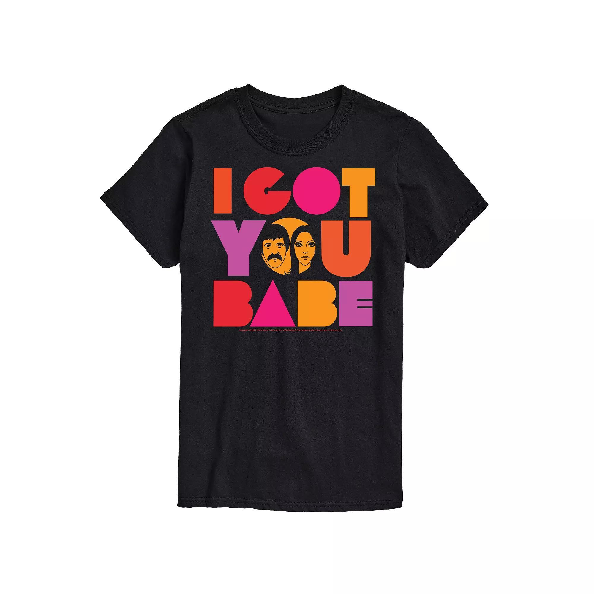 Big & Tall Sonny And Cher I Got You Tee, Men's, Size: Large Tall, Blue Product Image