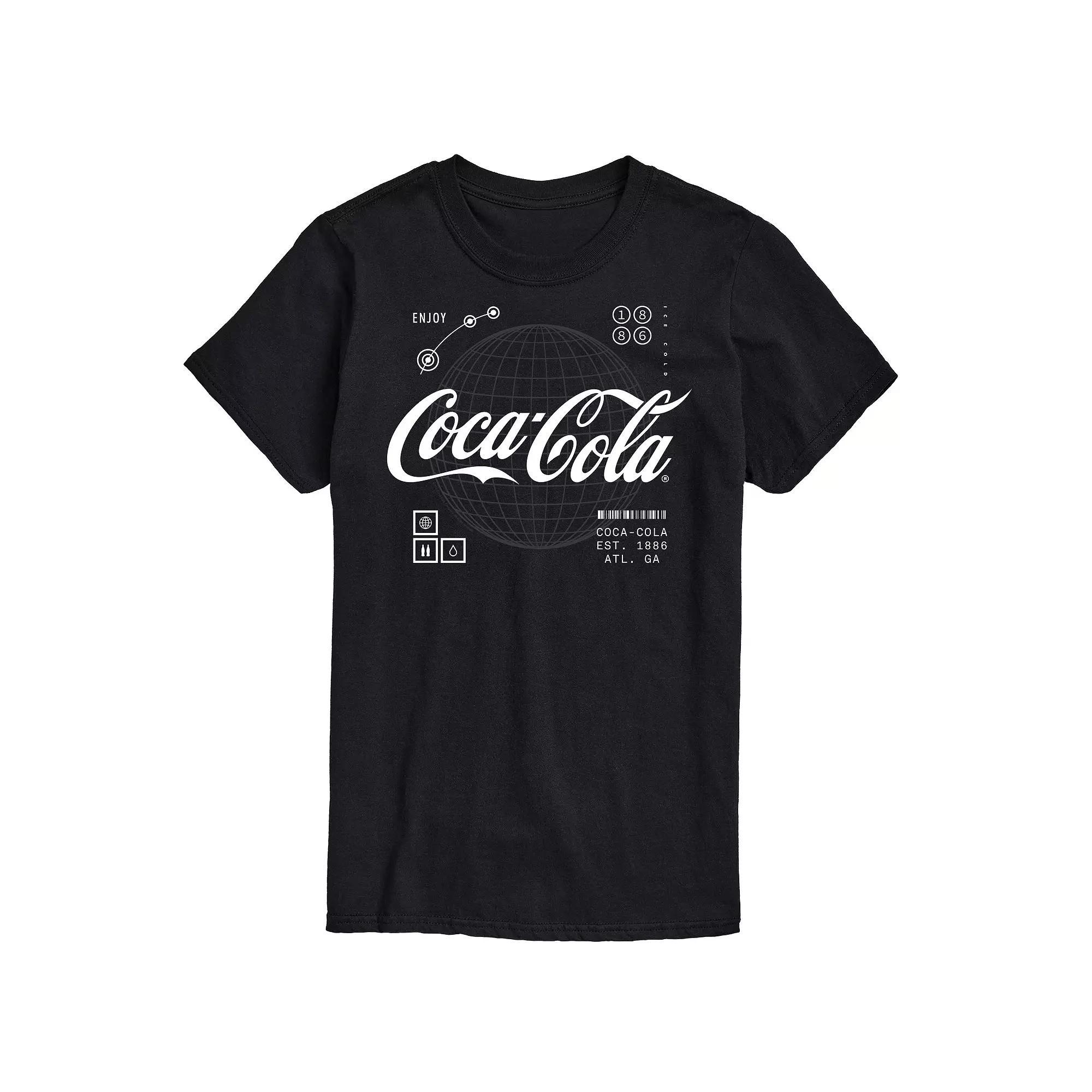 Mens CocaCola Logo Graphic Tee Product Image