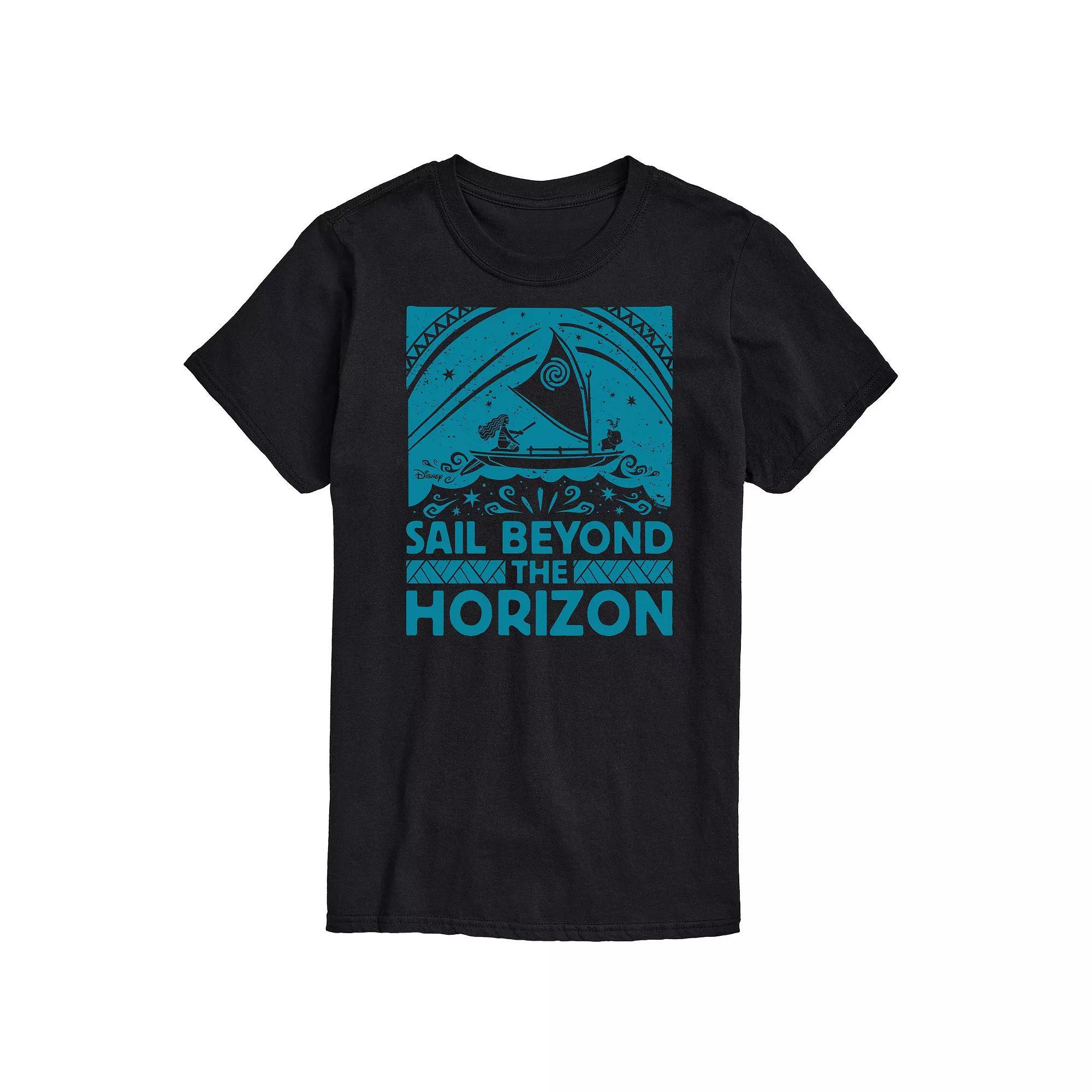 Disneys Moana Mens Sail Beyond Horizon Graphic Tee Product Image