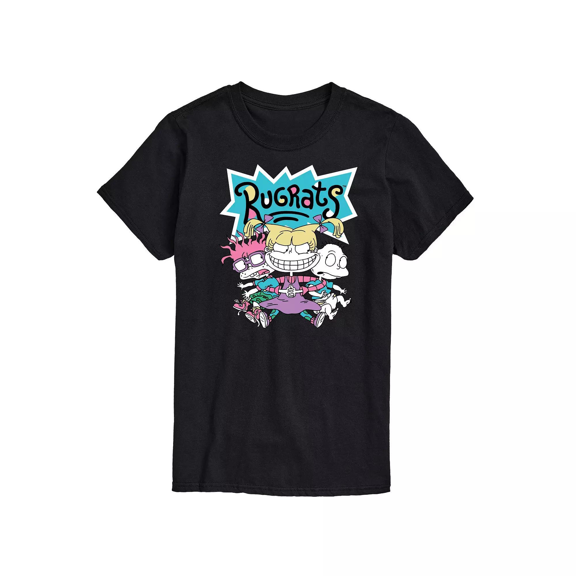 Mens Rugrats Squad Graphic Tee Blue Product Image