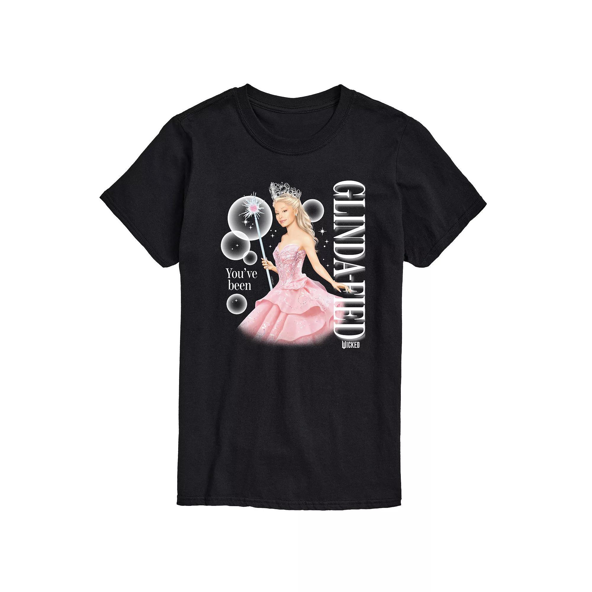 Men's Wicked You've Been Glinda-Fied Graphic Tee, Size: Medium, Black Product Image