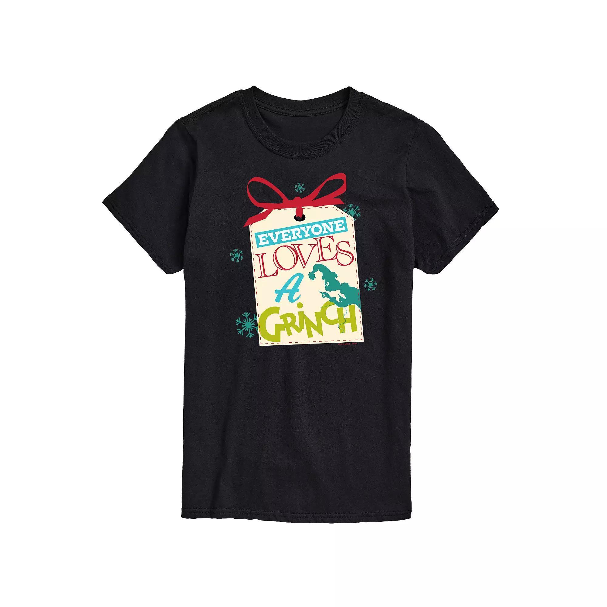 Mens Dr. Seuss The Grinch Everyone Loves A Grinch Graphic Tee Product Image
