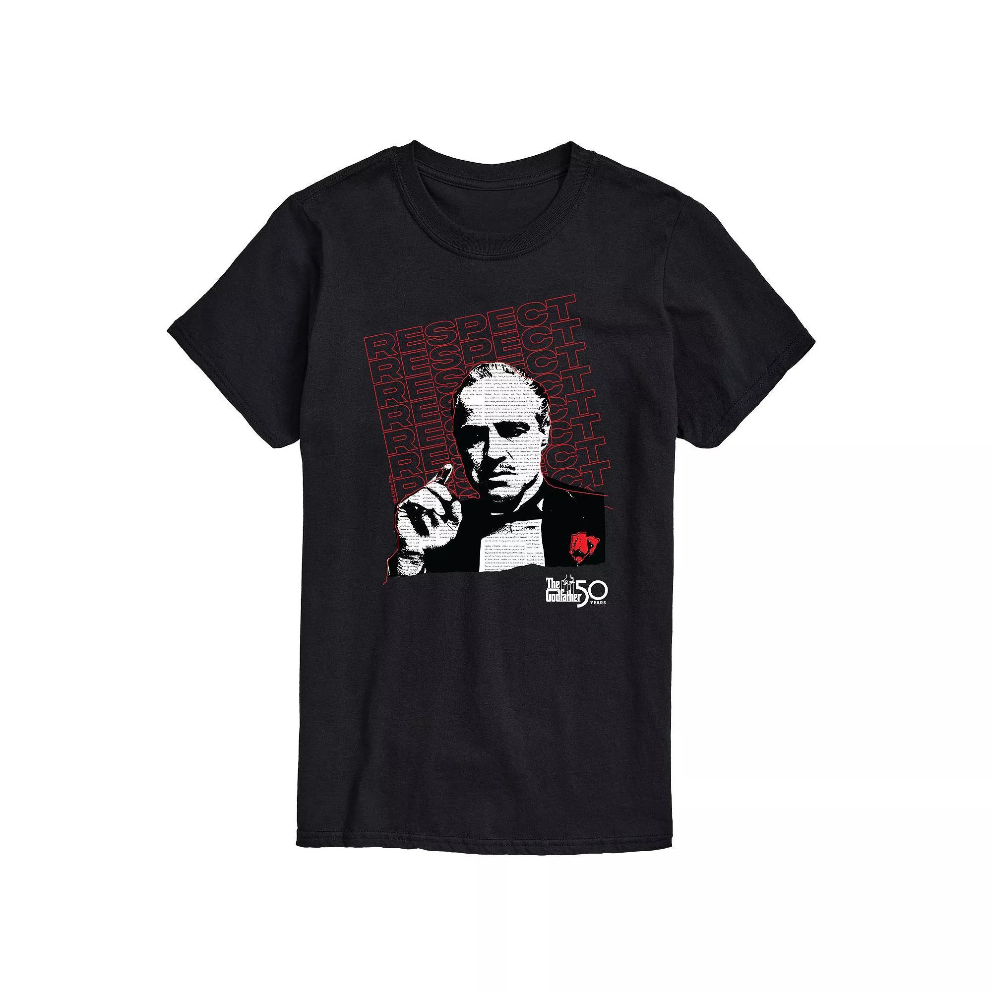 Big & Tall The Godfather Respect Tee, Mens Product Image