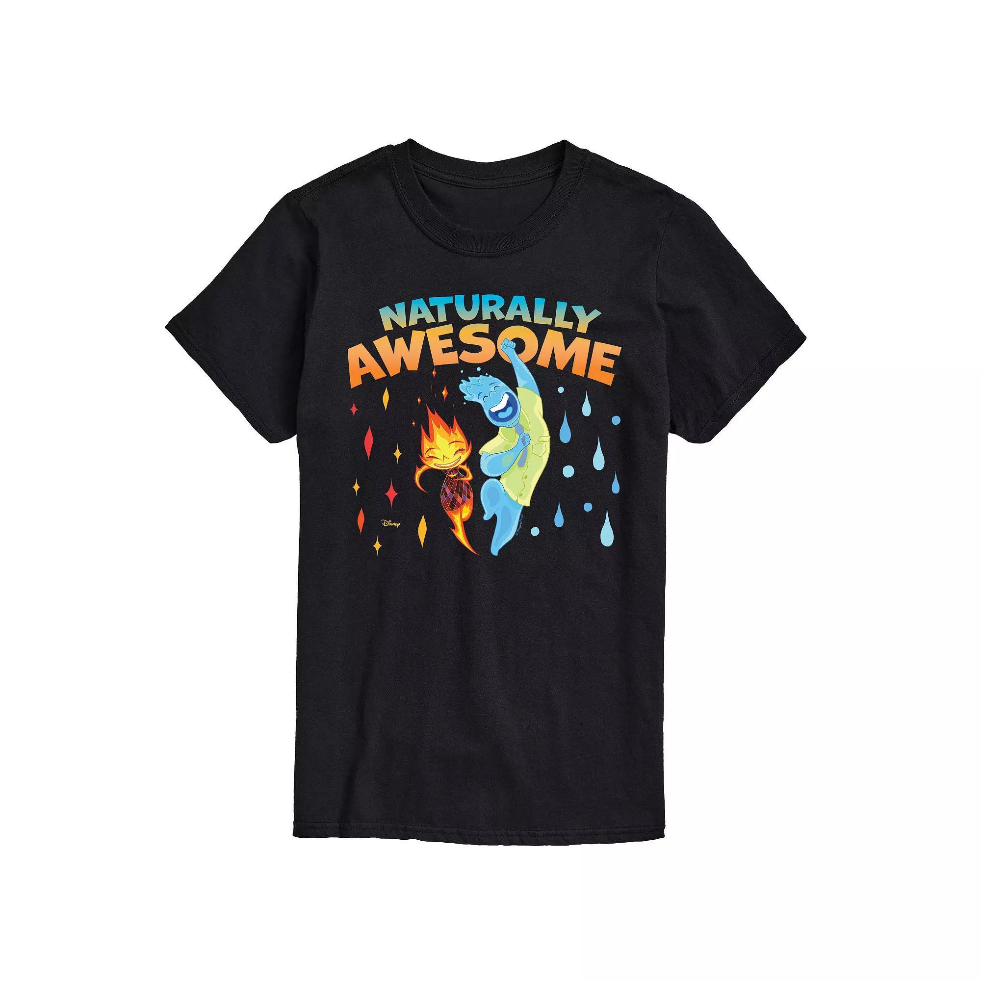 Disneys Elemental Big & Tall Naturally Awesome Graphic Tee, Mens Product Image