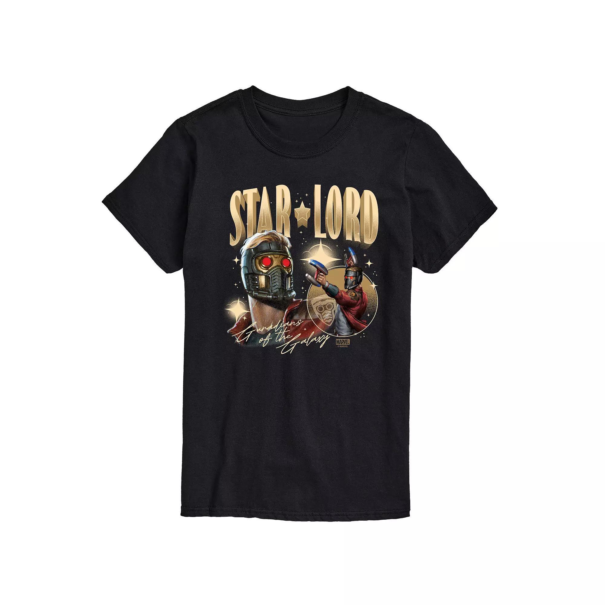 Mens Marvel Guardians Of The Galaxy Star-Lord Bootleg Graphic Tee Product Image