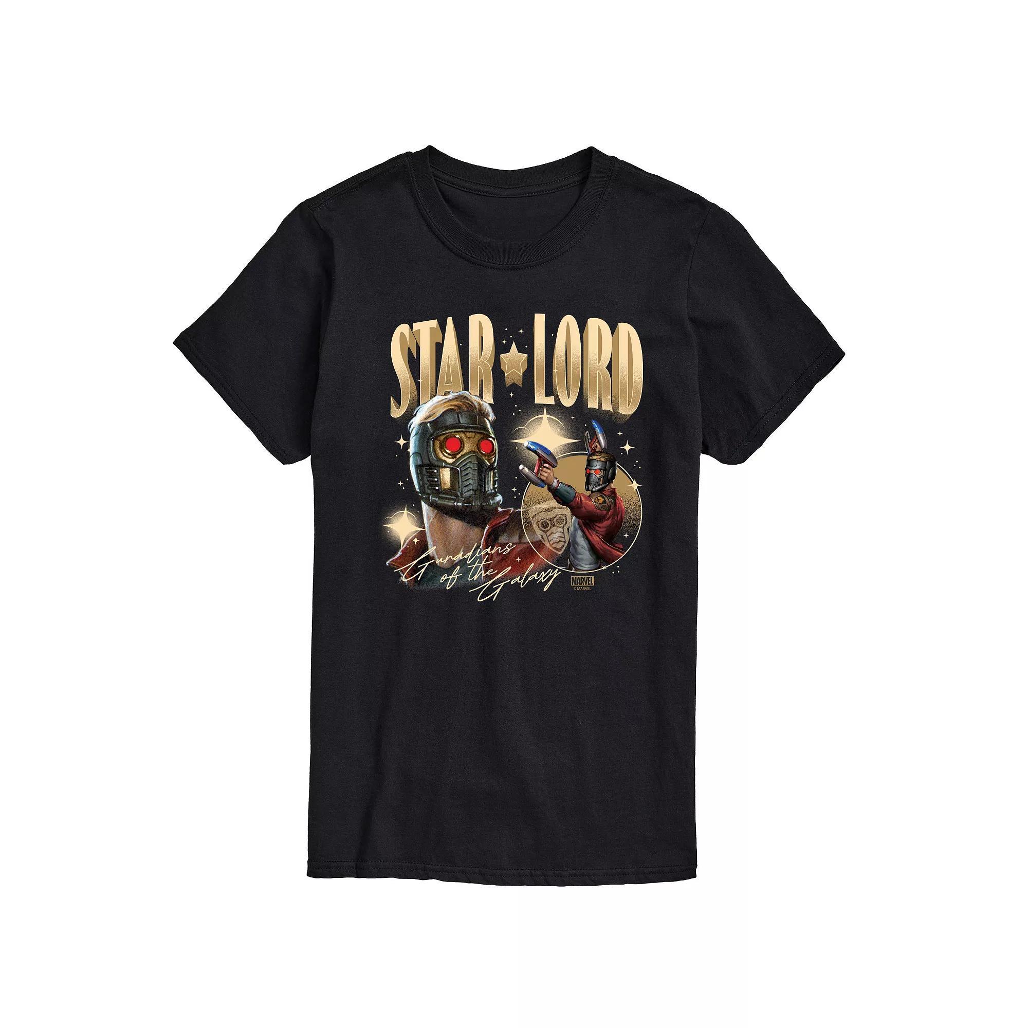 Mens Marvel Guardians Of The Galaxy Star-Lord Bootleg Graphic Tee Product Image