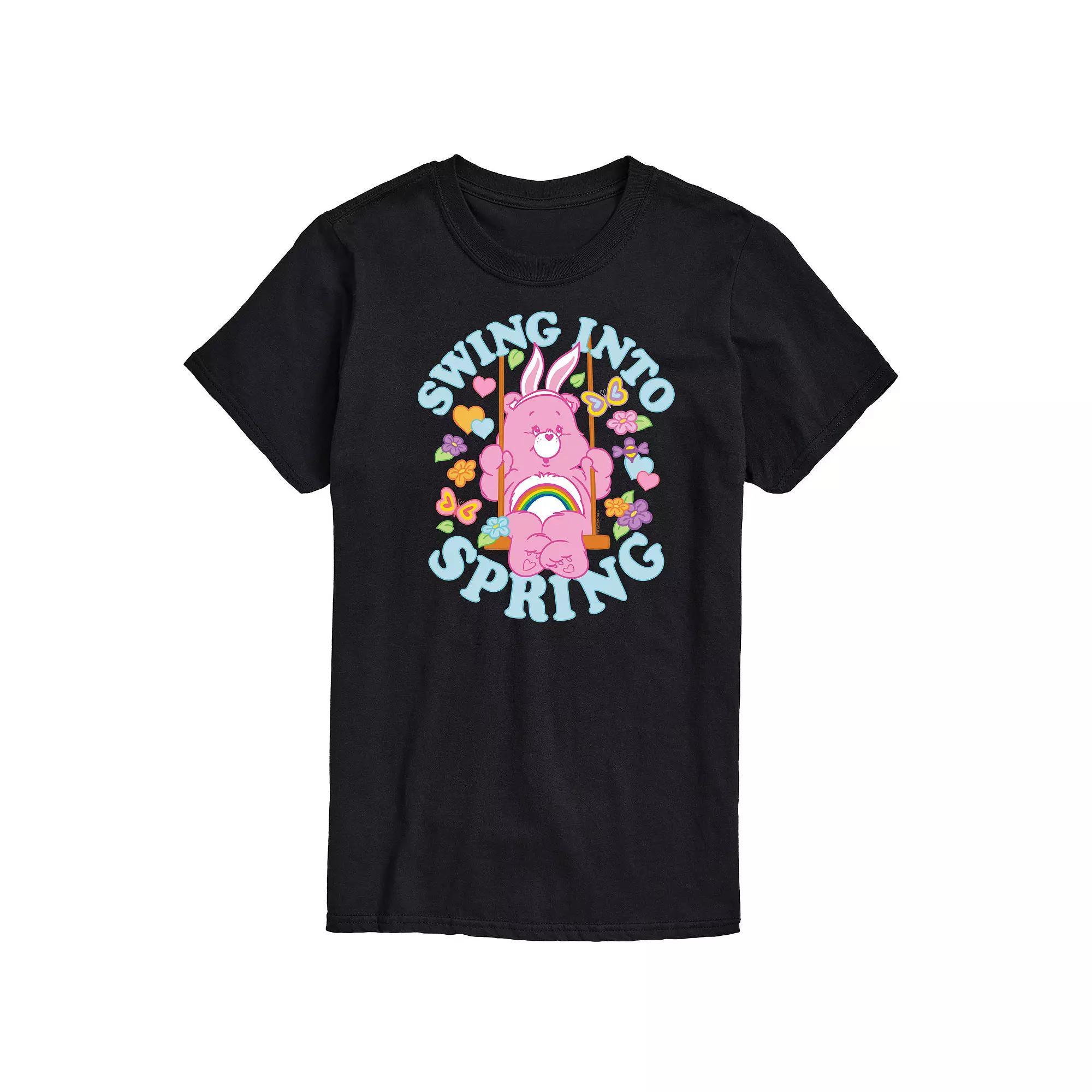 Mens Care Bears Swing Into Spring Graphic Tee Product Image