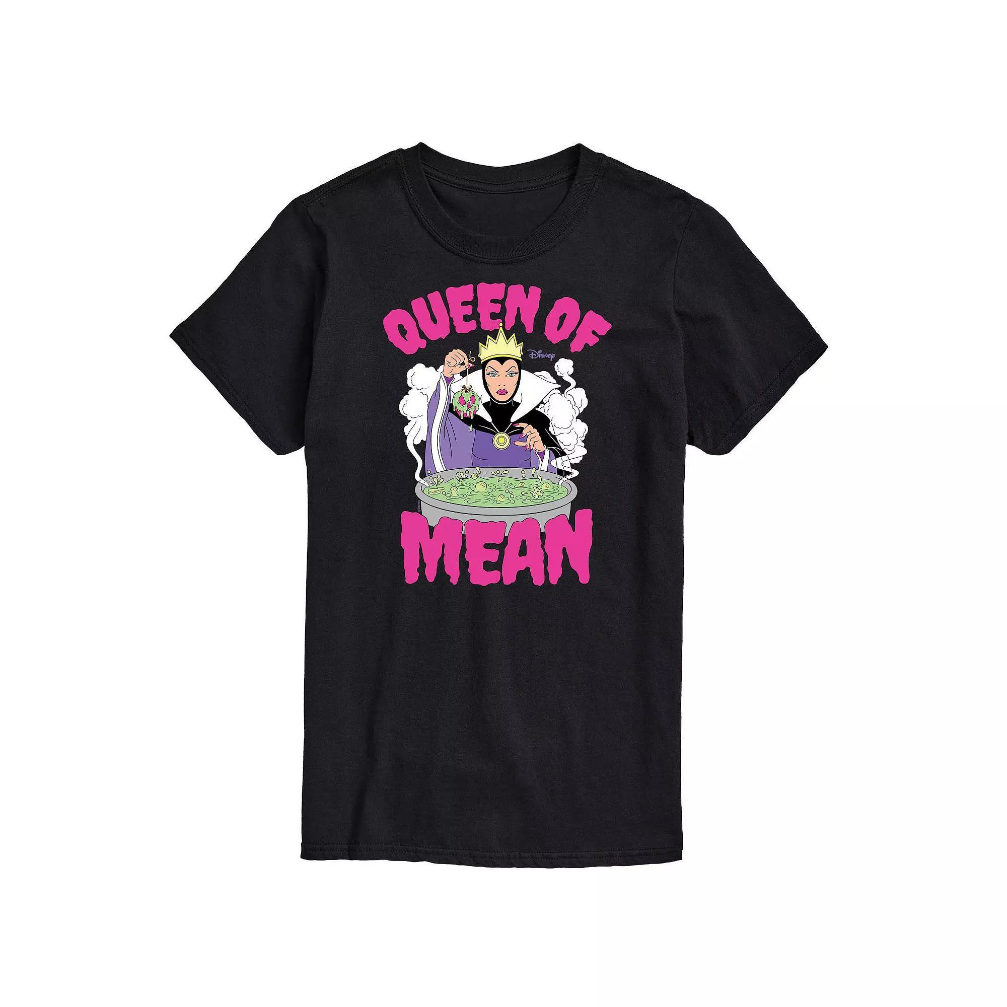 Disneys Villians Big & Tall Queen Of Mean Graphic Tee, Mens Product Image