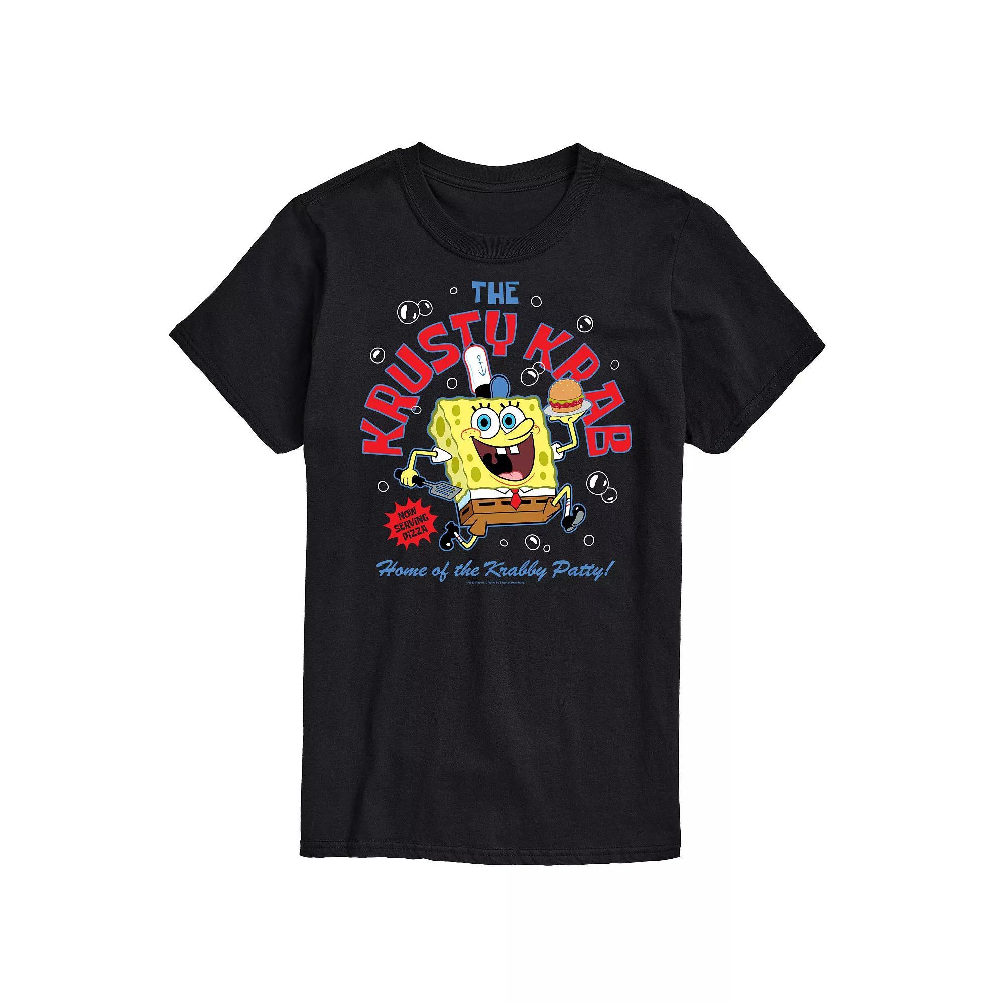 Big & Tall SpongeBob SquarePants Krusty Krab Delivery Graphic Tee, Mens Product Image