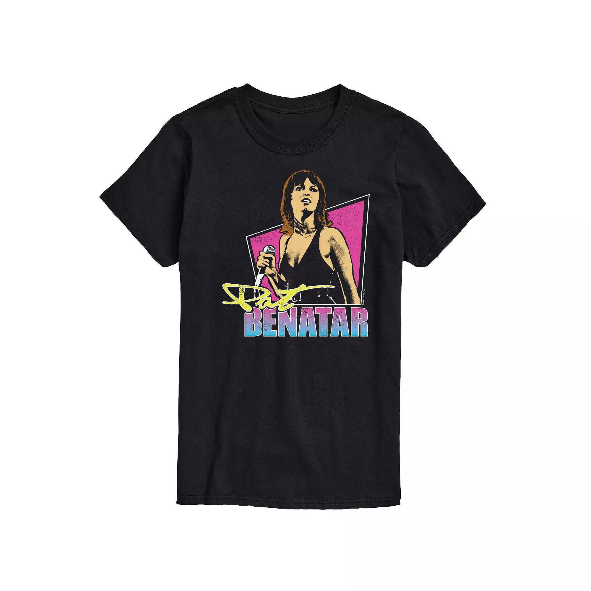 Men's Pat Benatar Cameo Graphic Tee, Size: Medium, Black Product Image