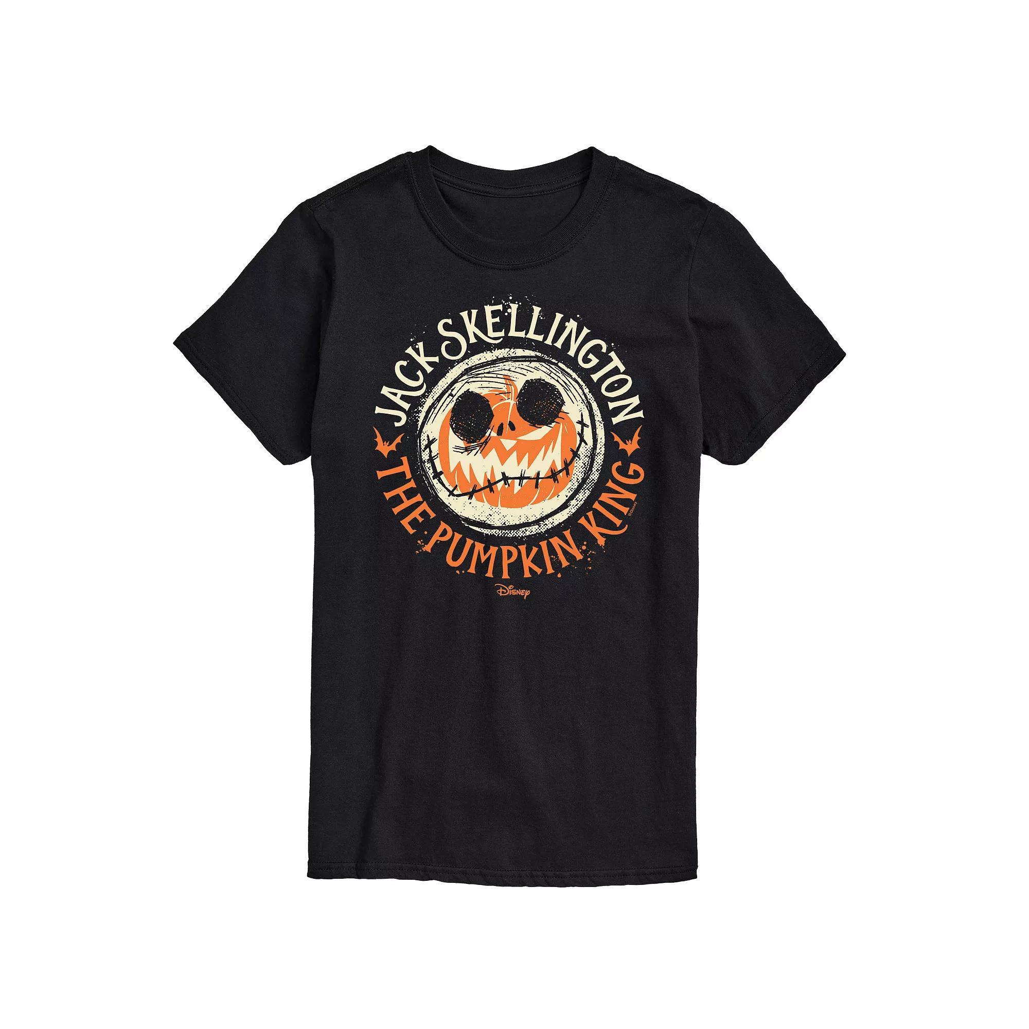 Disneys The Nightmare Before Christmas Mens Pumpkin King Graphic Tee Product Image