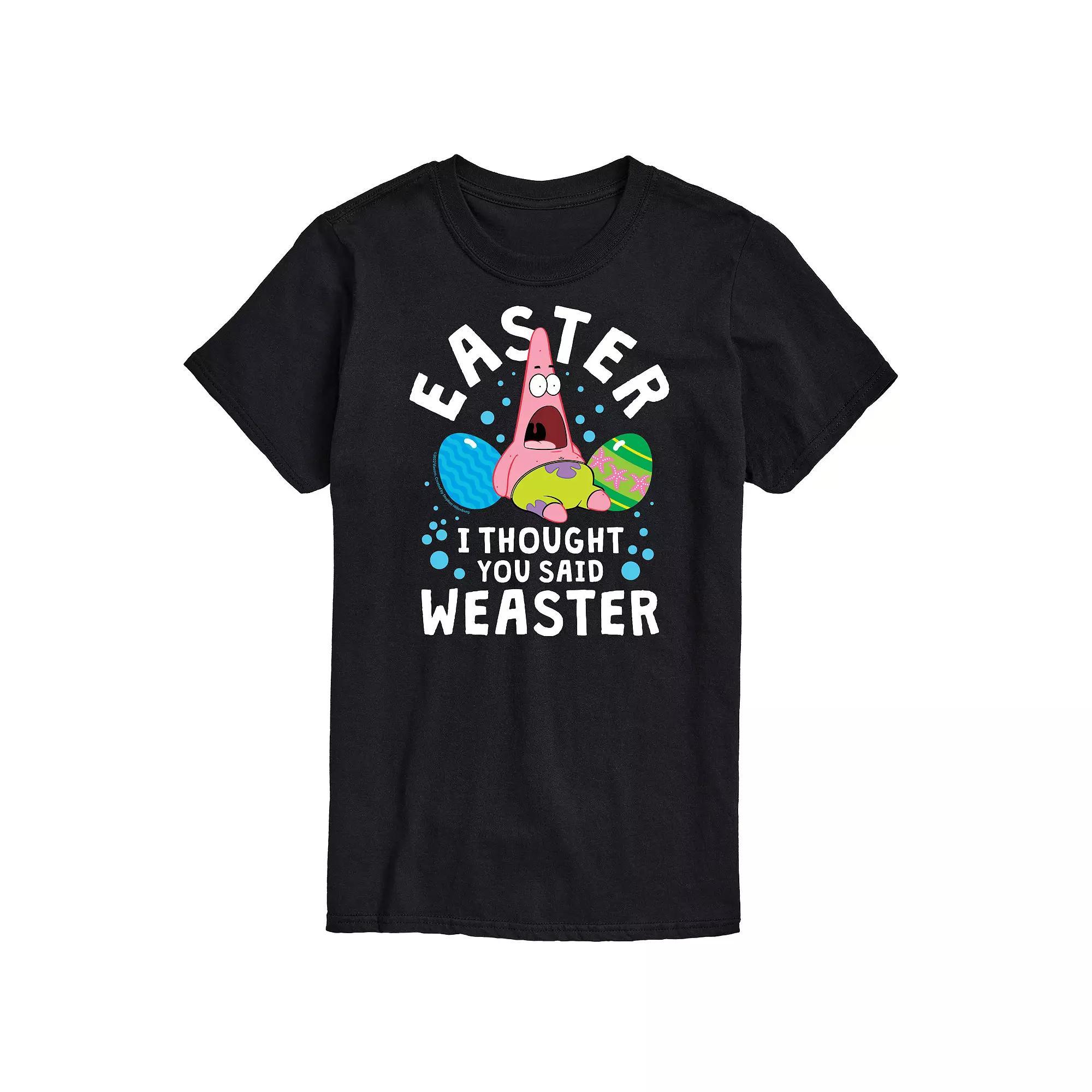 Big & Tall Nickelodeon Spongebob Squarepants Easter Weaster Graphic Tee, Mens Product Image