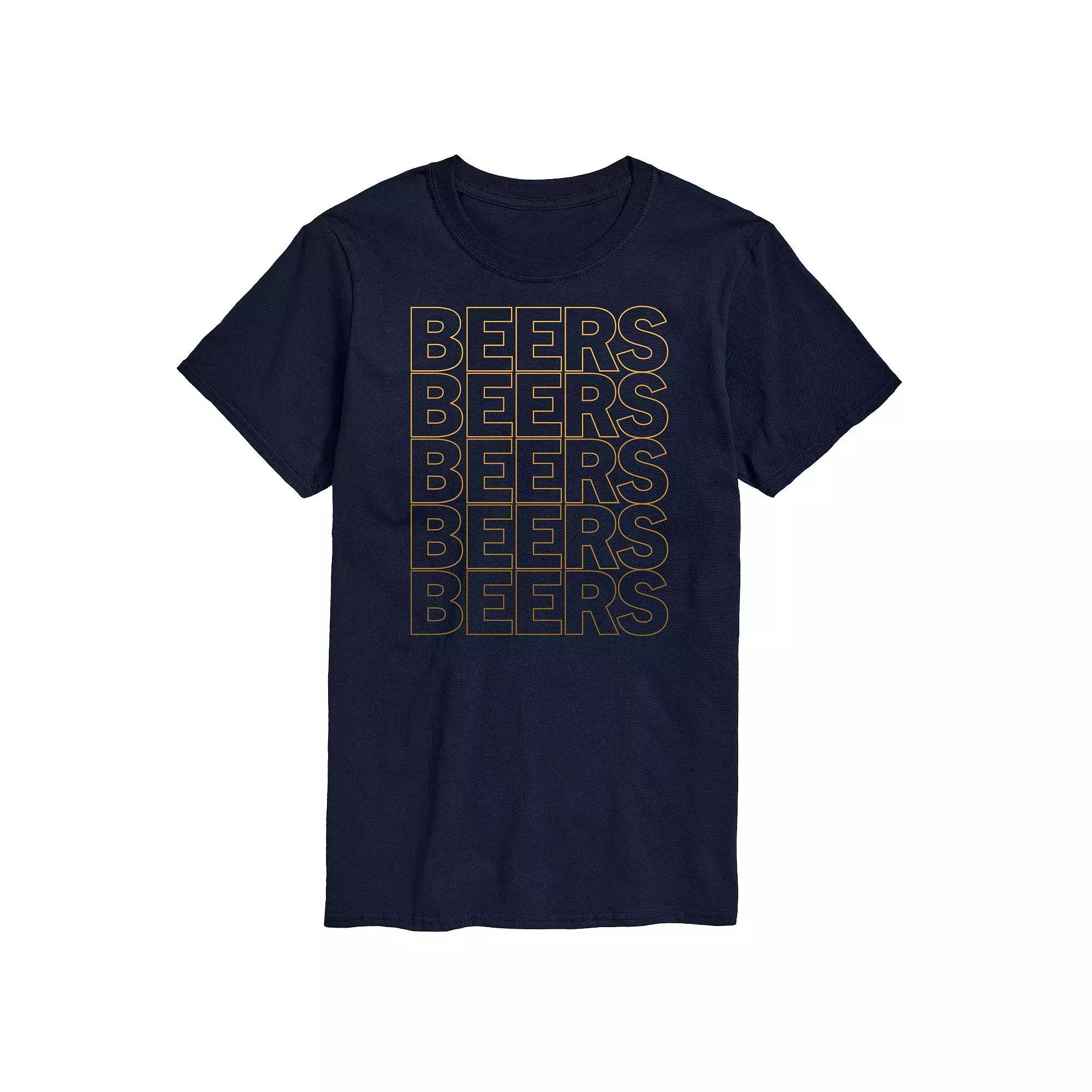 Big & Tall Gobble Gobble Football Tee, Mens Blue Product Image