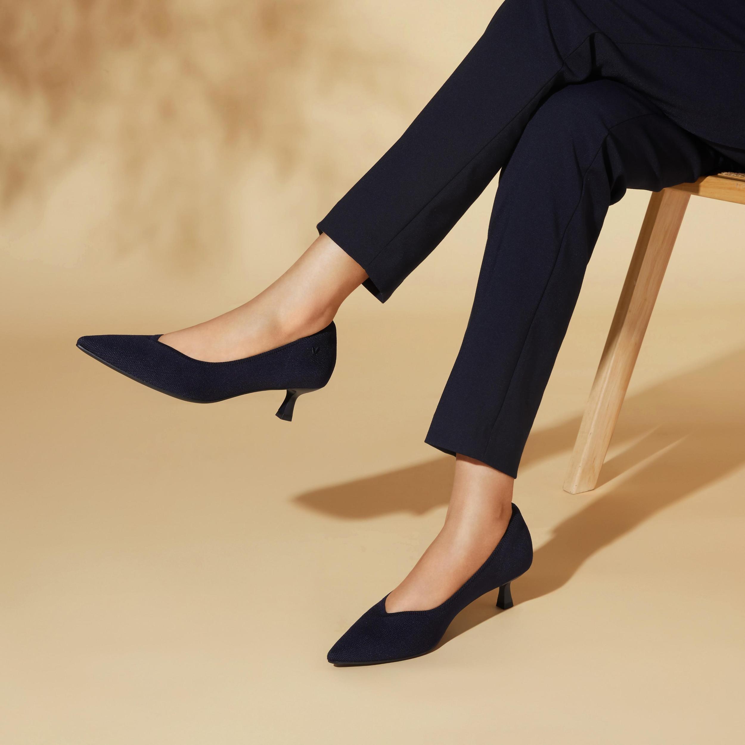 Pointed-Toe Kitten Heels (Scarlett) Product Image