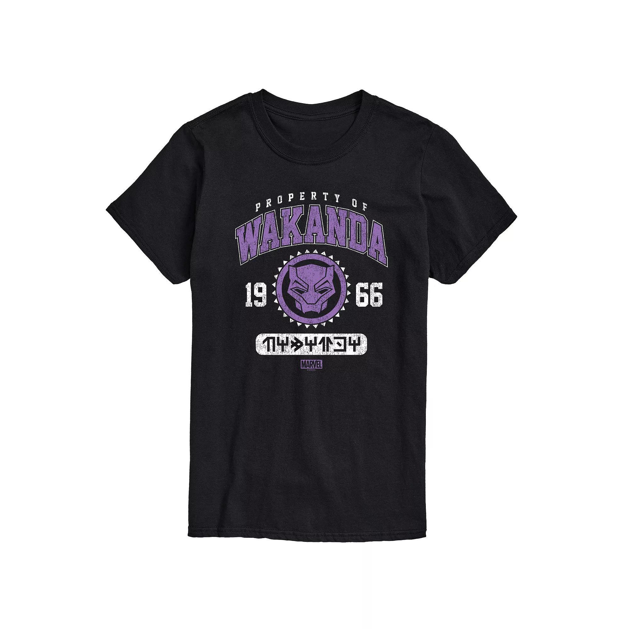 Mens Marvel Panther Property Of Wakanda Graphic Tee Product Image