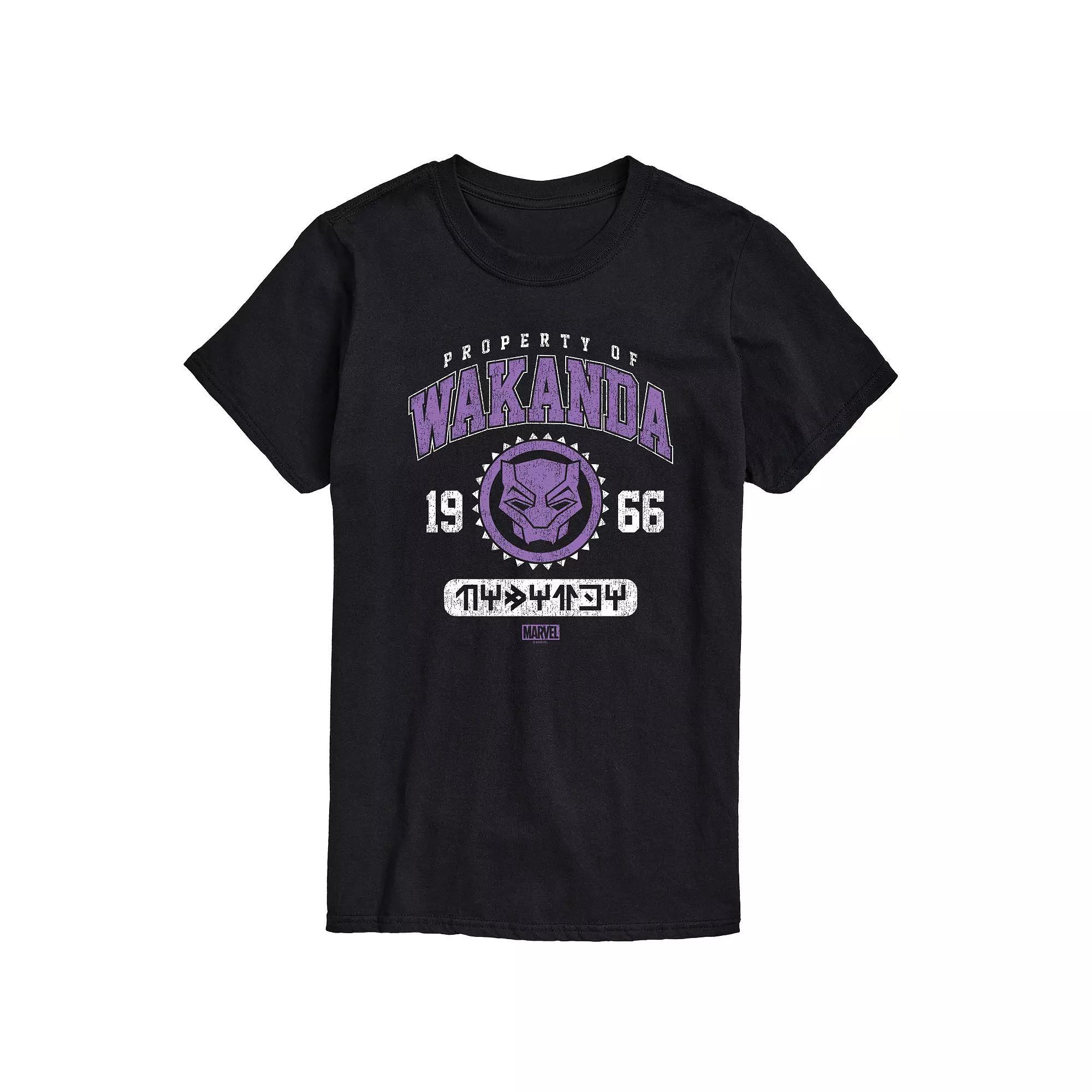 Mens Marvel Panther Property Of Wakanda Graphic Tee Product Image