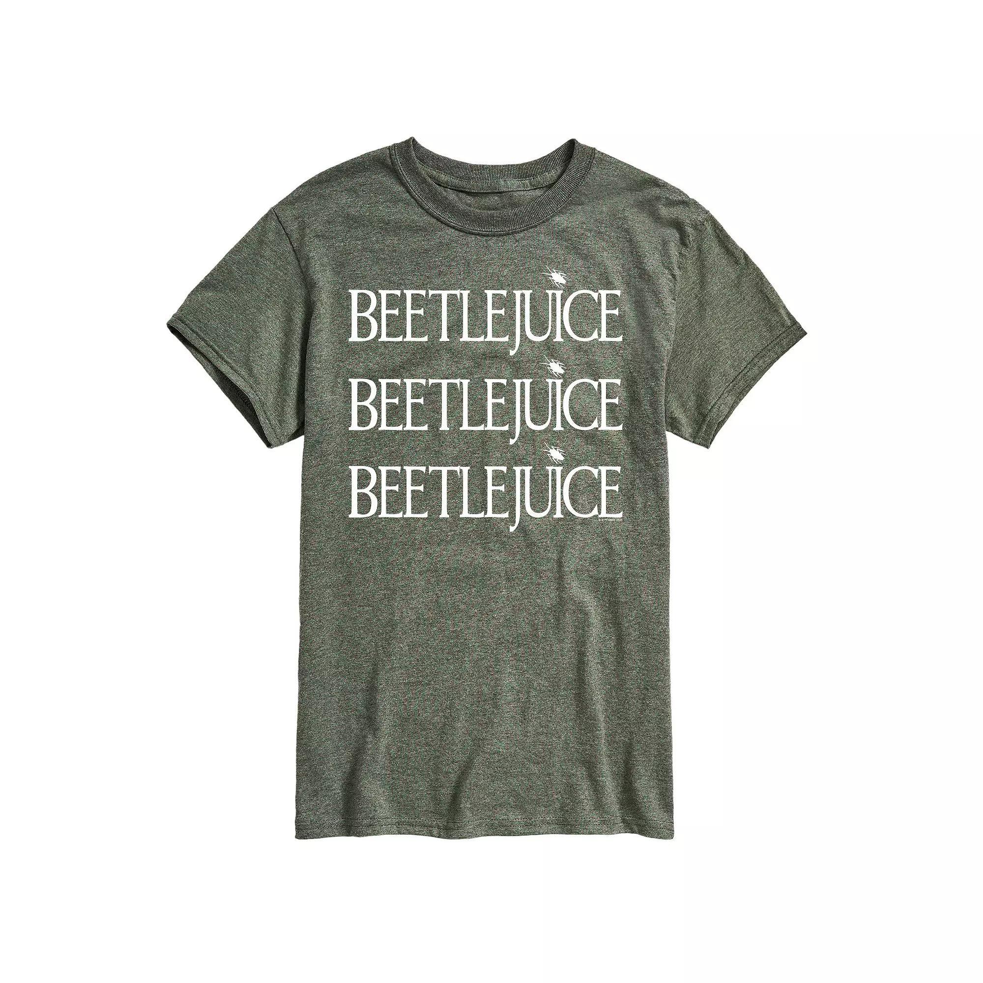 Mens Beetlejuice Stacked Tee Product Image