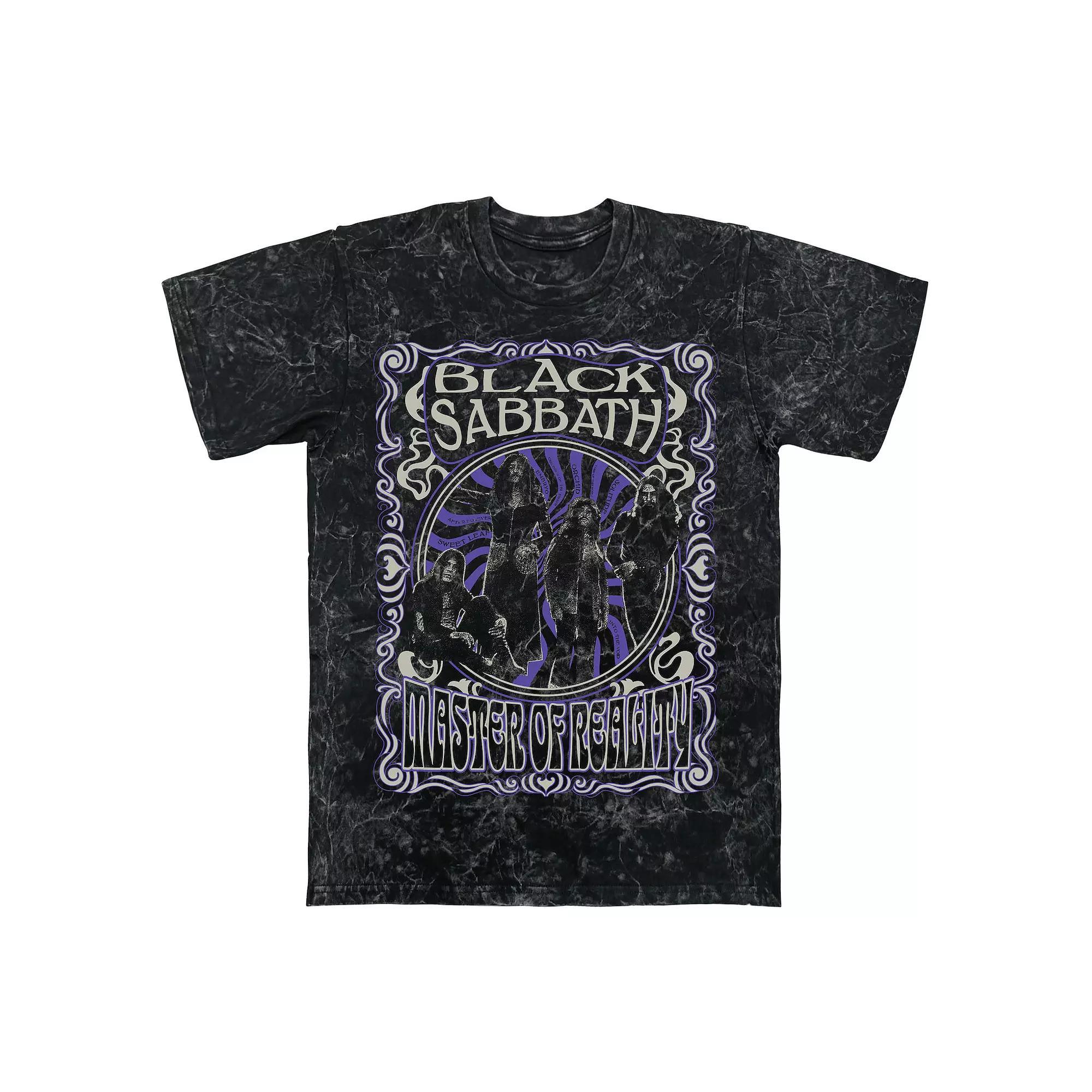 Mens Black Sabbath Master Of Reality Mineral Wash Graphic Tee Product Image