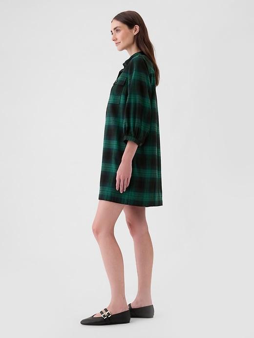 Flannel Utility Mini Shirtdress Product Image