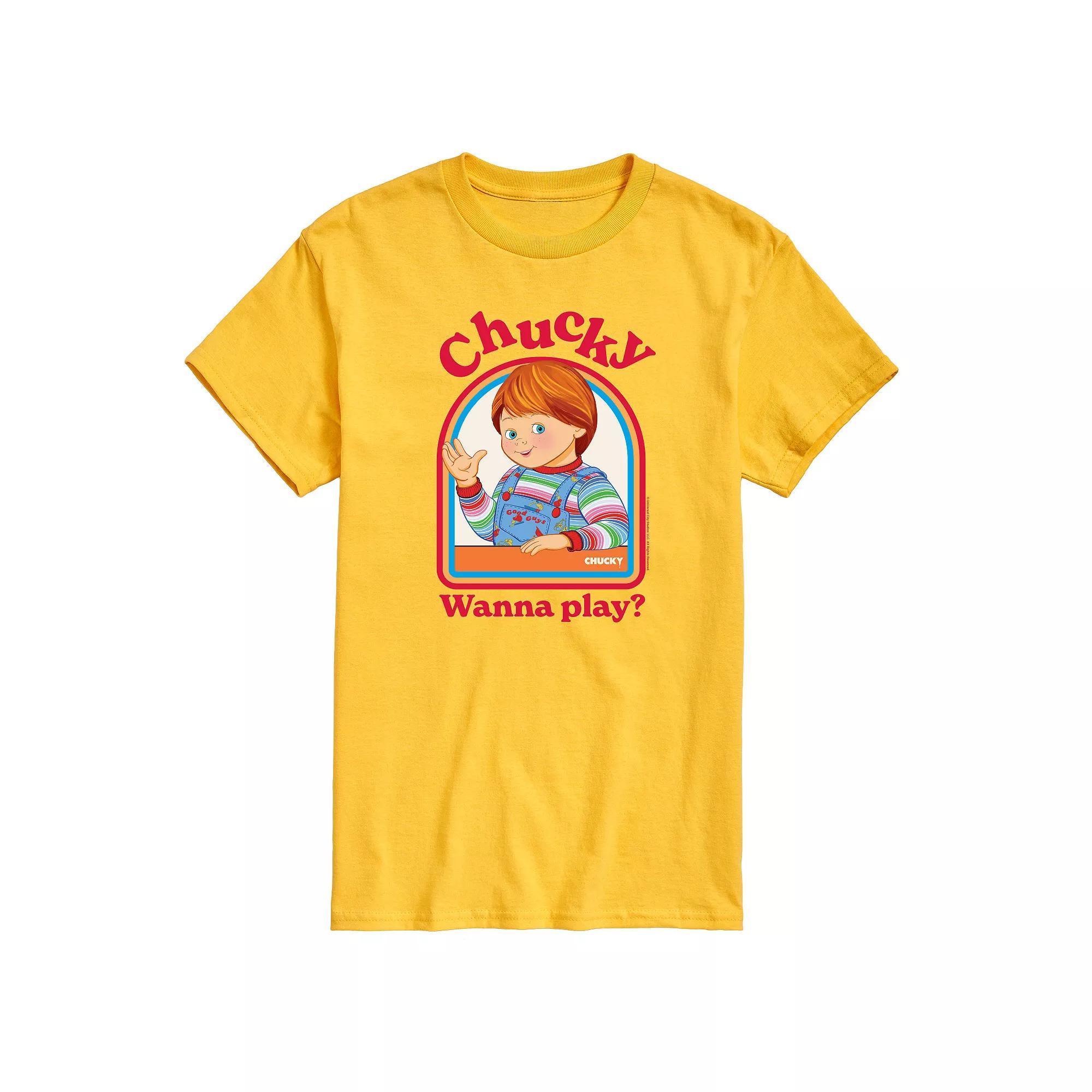 Mens Chucky Wanna Play Graphic Tee Product Image