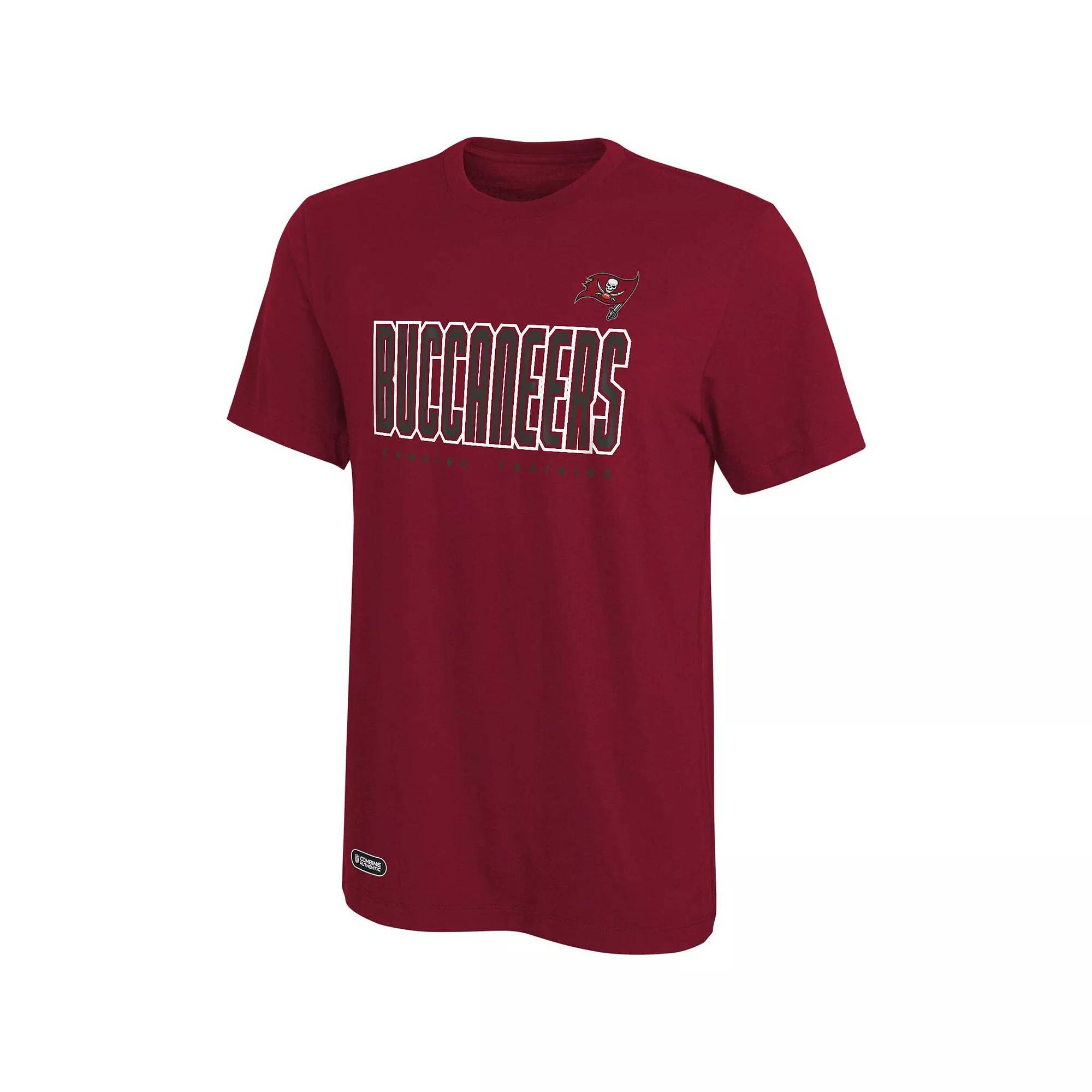 Men's Red Tampa Bay Buccaneers Prime Time T-Shirt, Size: Small Product Image