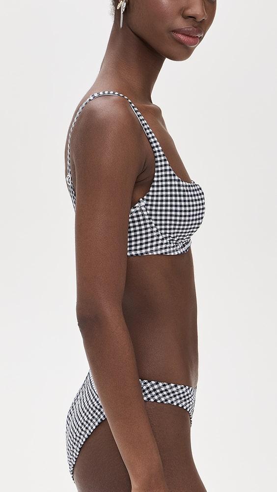 Good American Gingham Balconette | Shopbop Product Image