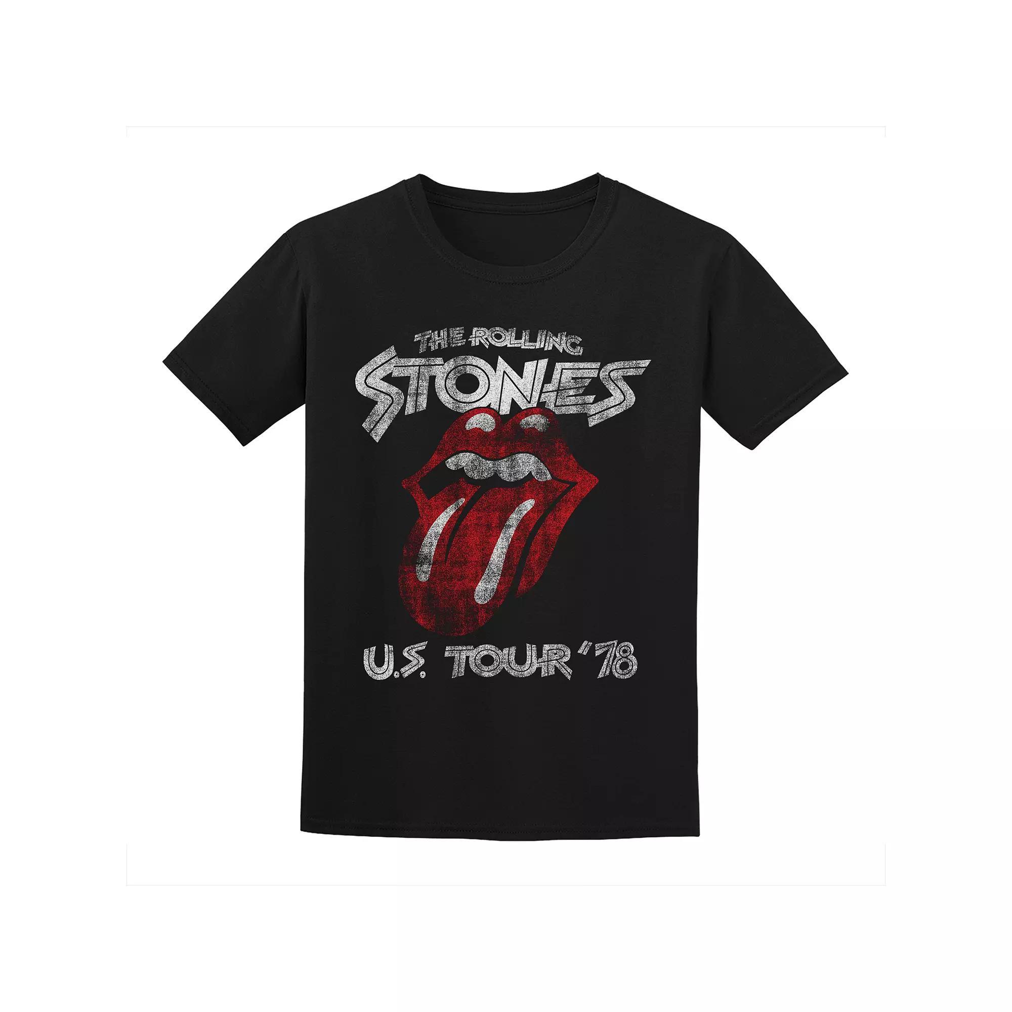 Men's Rolling Stones Tee, Size: Large, Black Product Image