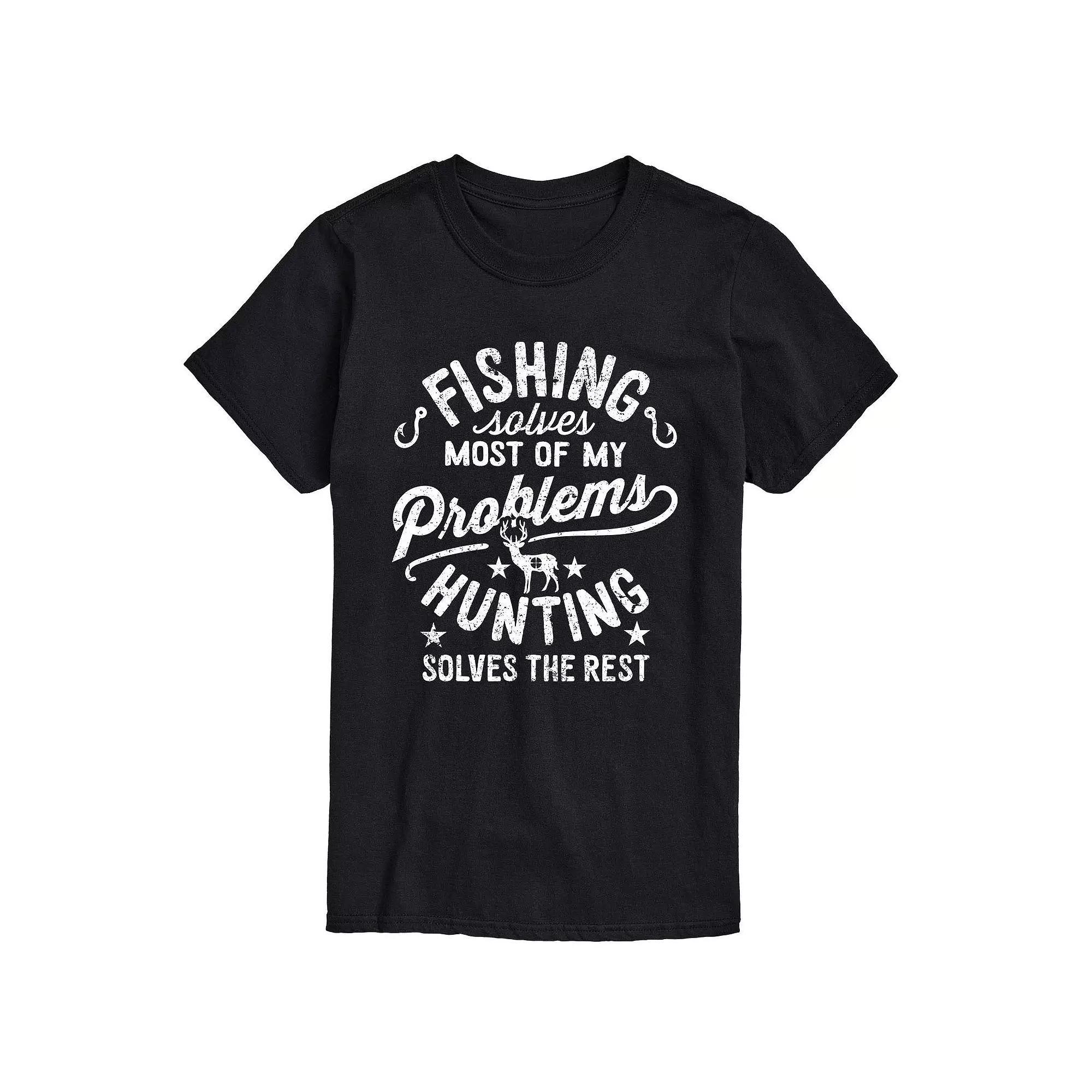 Mens Fishing Solves My Problems Tee Product Image