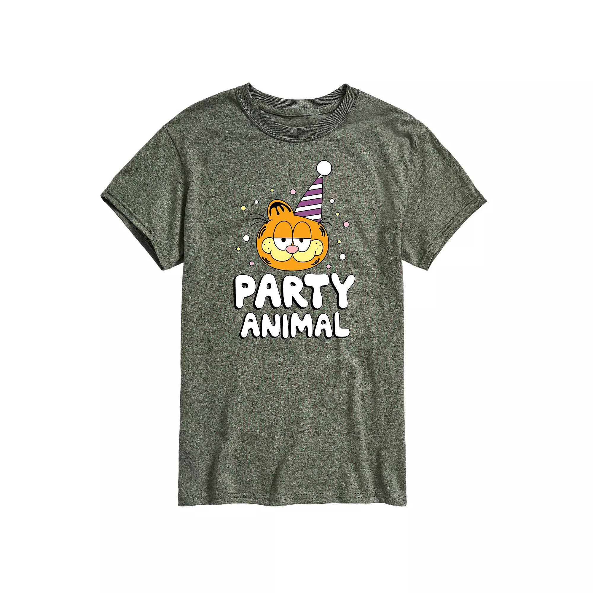 Mens Garfield Party Animal Graphic Tee Product Image
