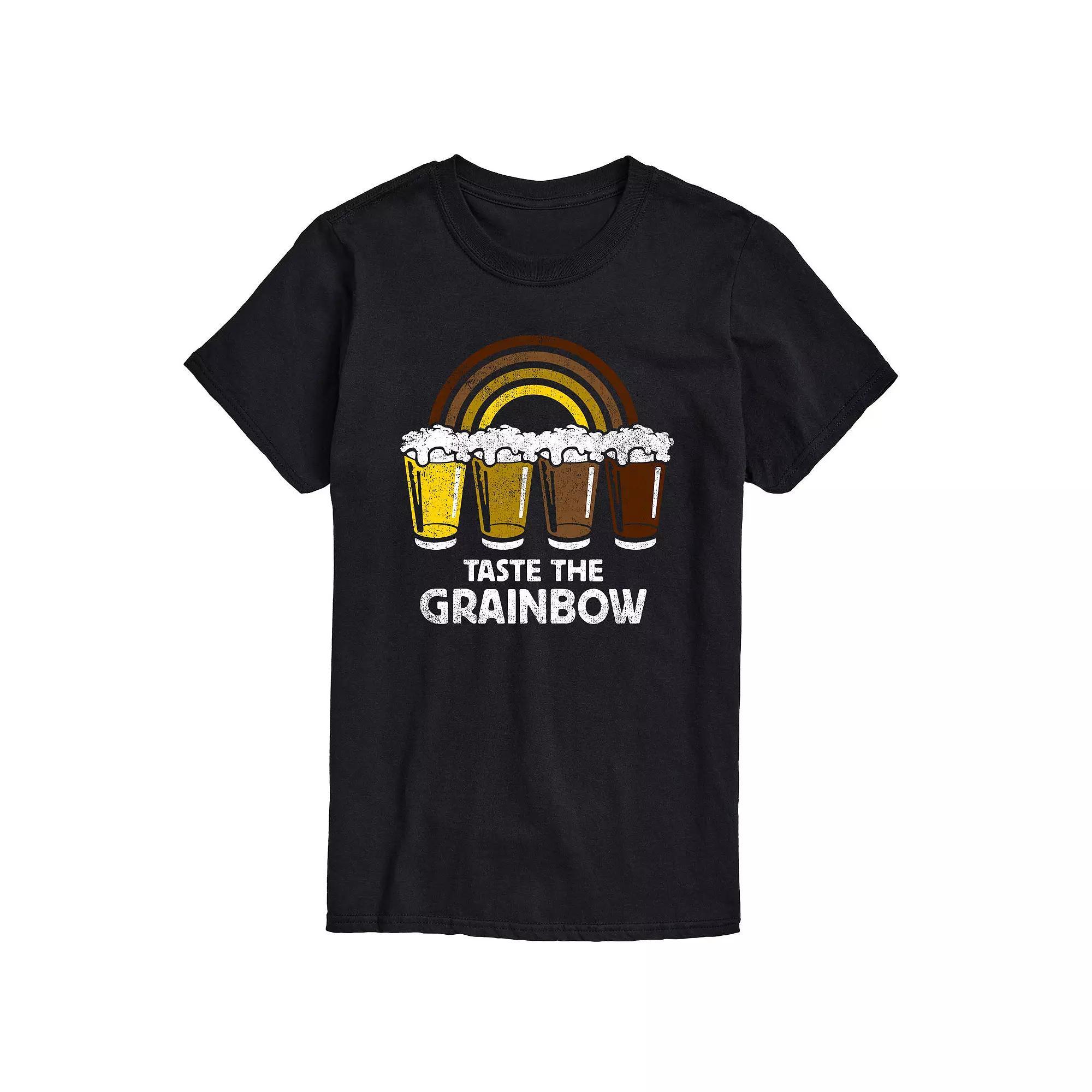 Mens Beer Taste the Grainbow Graphic Tee Product Image