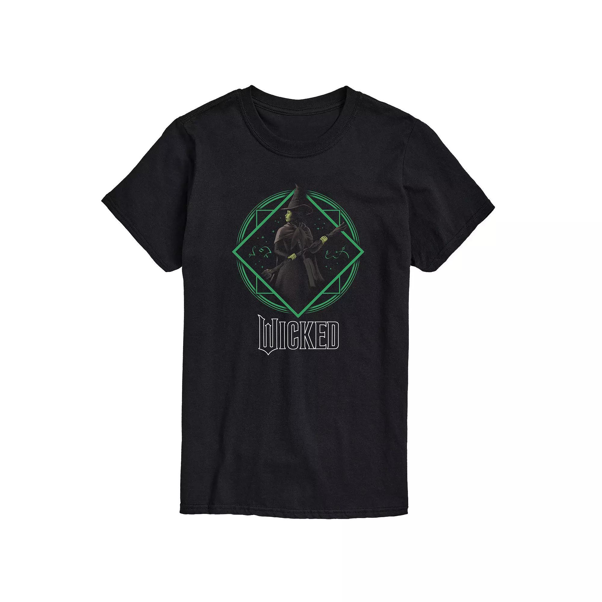 Big & Tall Wicked Elphaba Portrait Graphic Tee, Mens Product Image