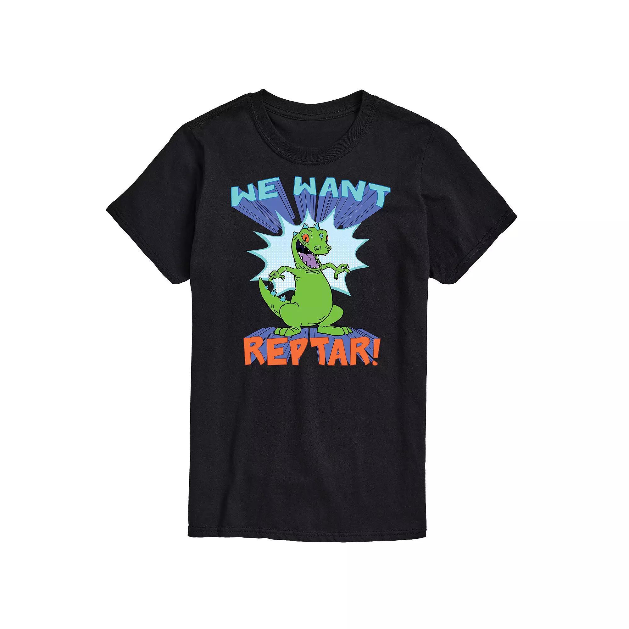 Big & Tall Rugrats We Want Reptar Graphic Tee, Mens Product Image