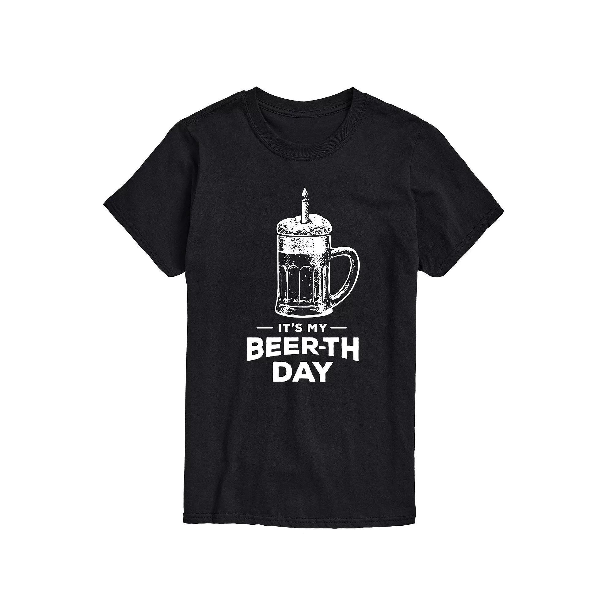 Big & Tall Its My Beer-th Day Graphic Tee, Mens Product Image