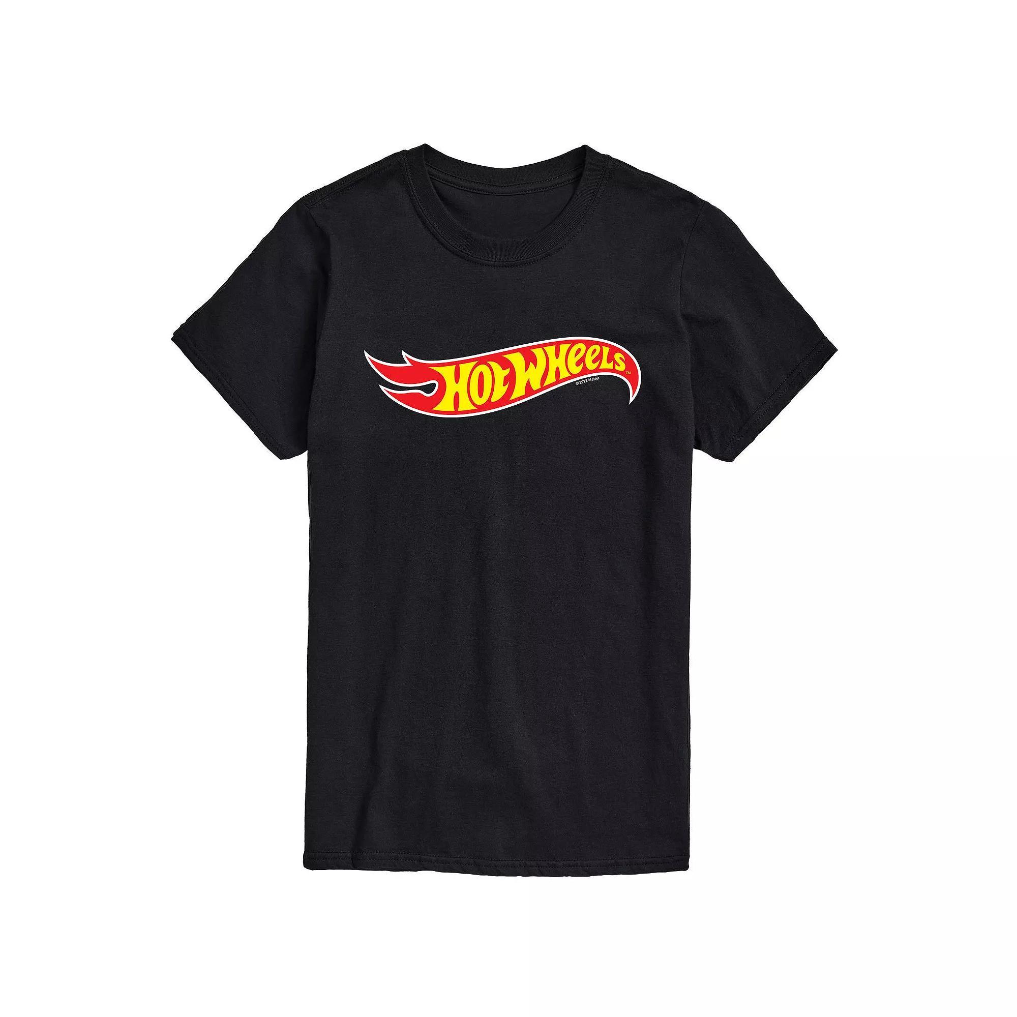 Men's Hot Wheels Logo Tee, Size: XXL, Black Product Image