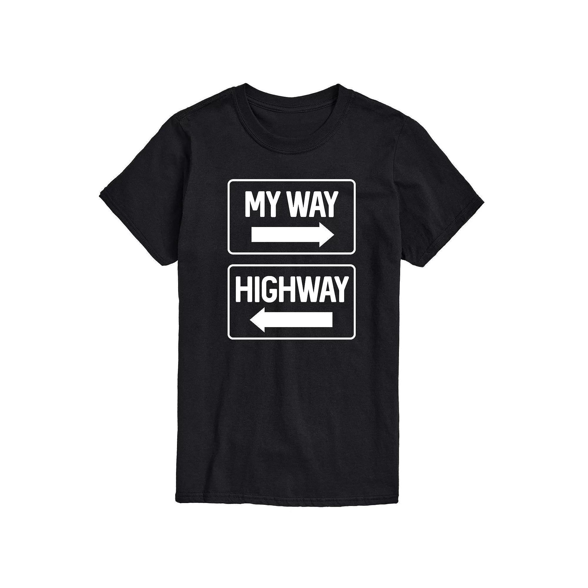 Mens My Way Highway Tee Product Image