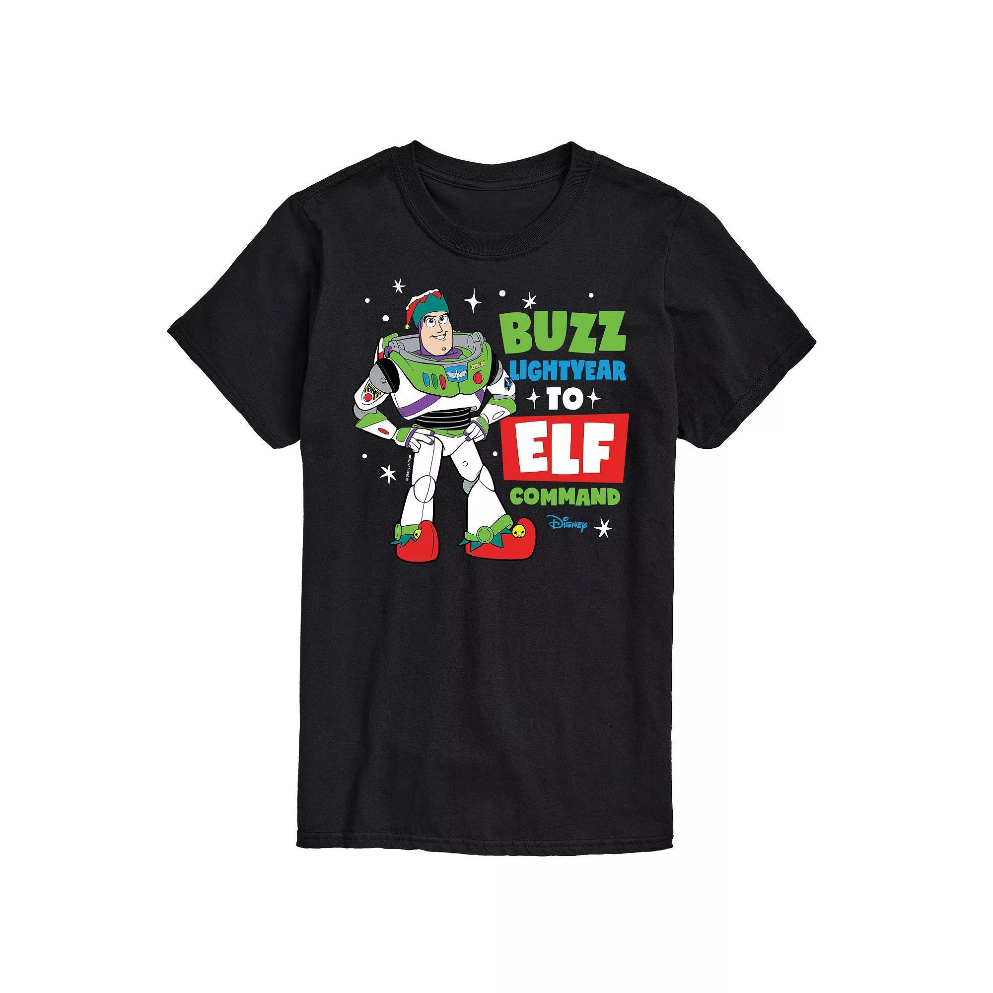 Disney / Pixars Toy Story 4 Buzz Lightyear Mens Graphic Tee Product Image